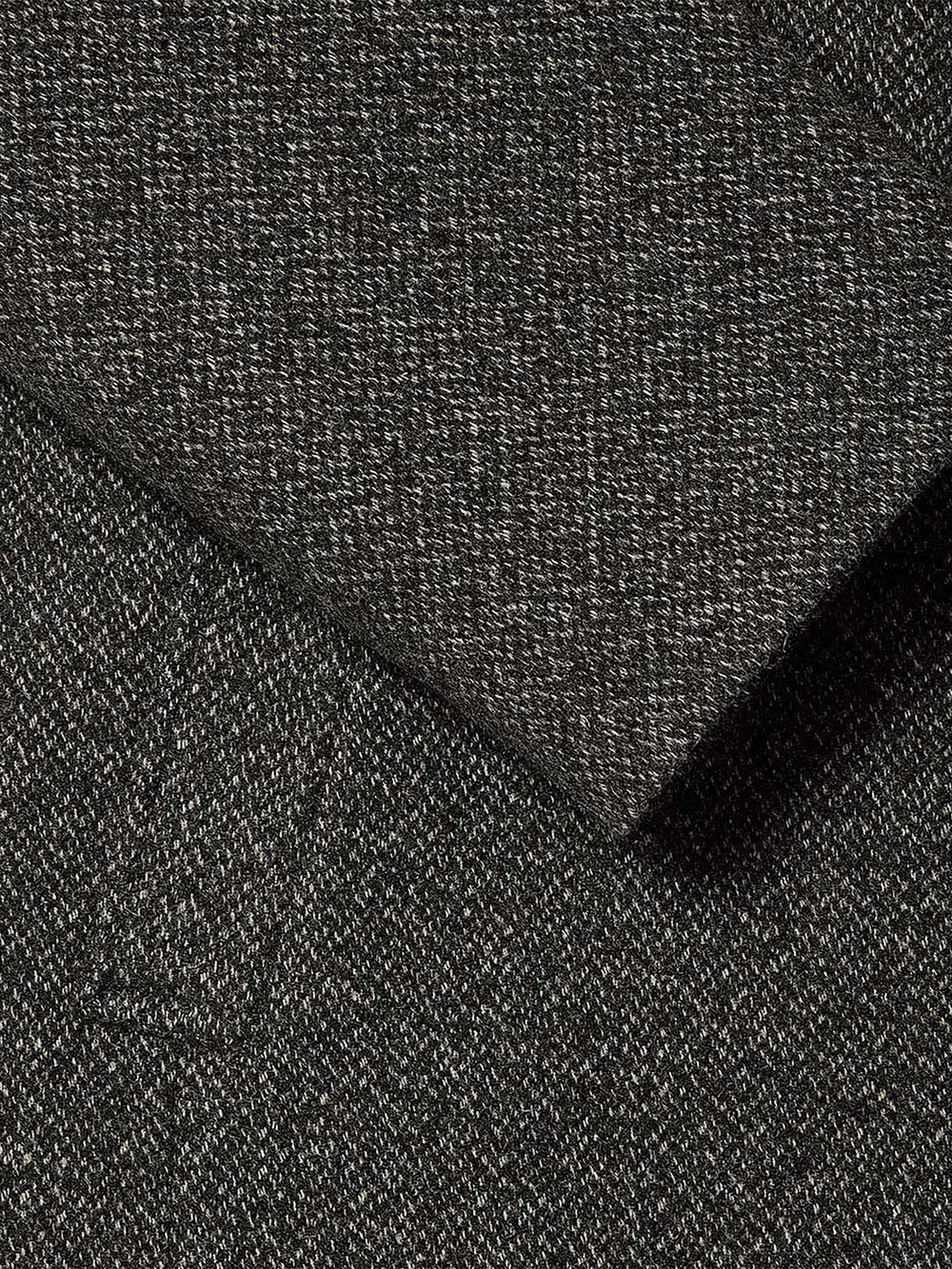 RW&CO Classic Mock-Neck Heathered-Wool Coat with Dickey