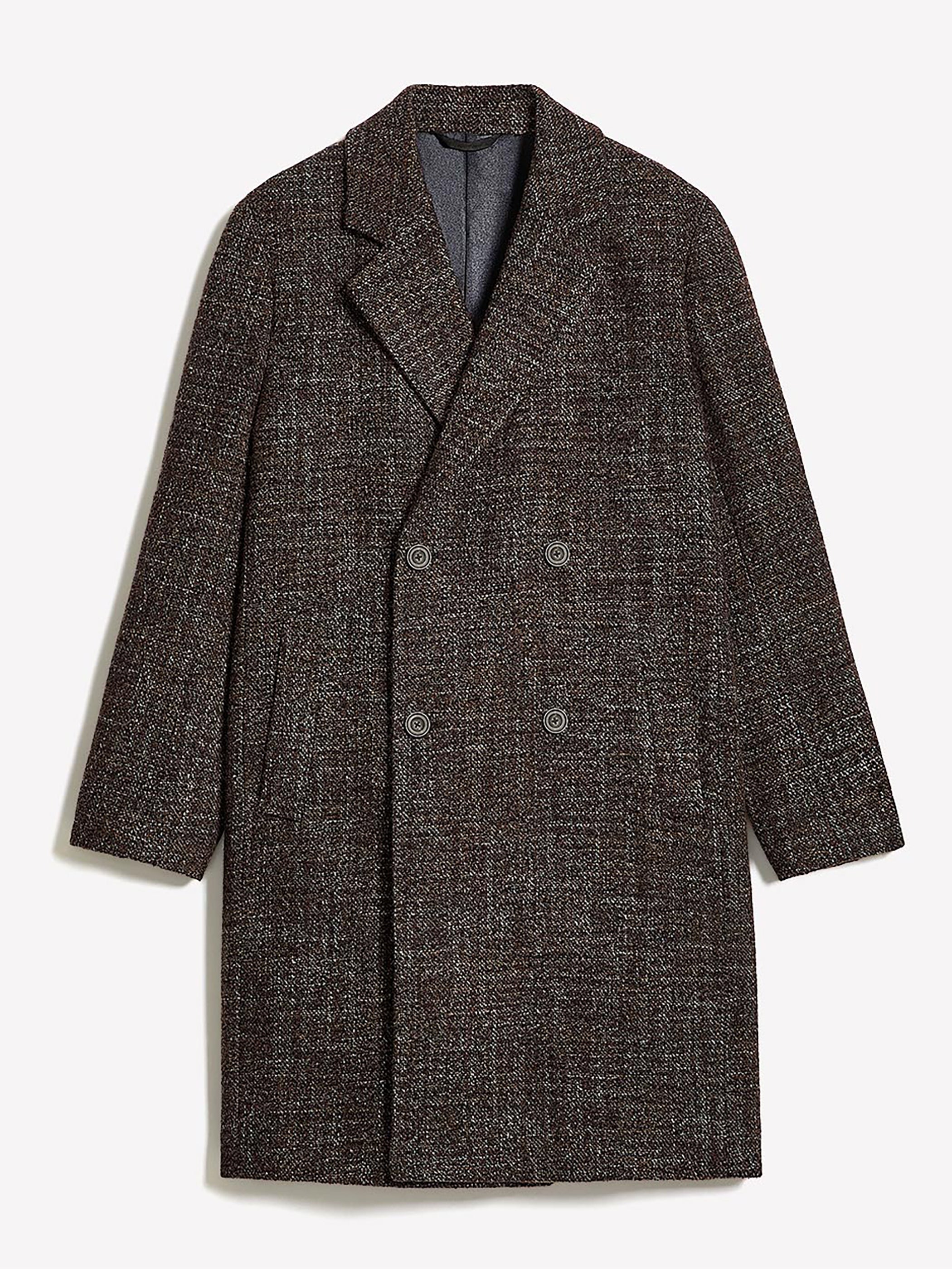 RW&CO Classic Double-Breasted Bouclé Coat