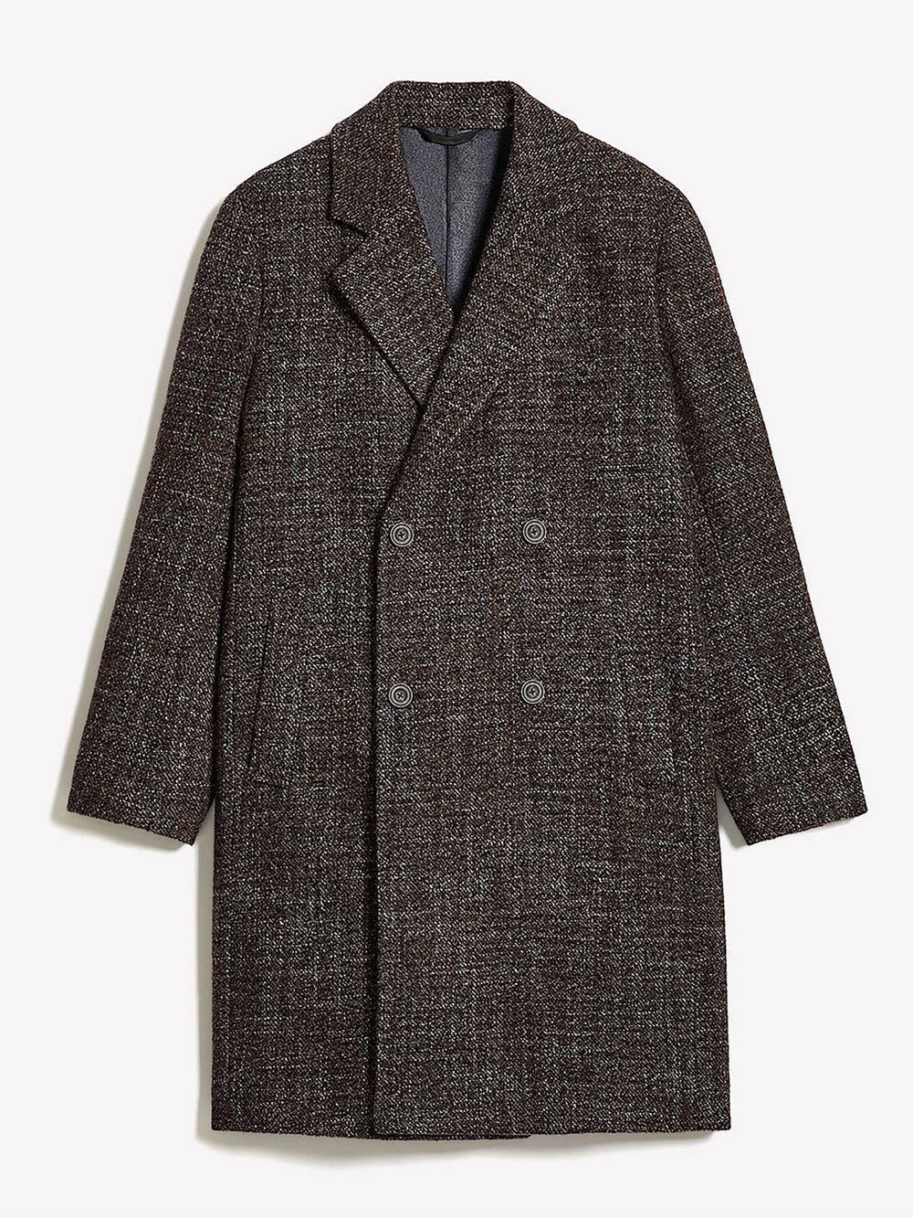 RW&CO Classic Double-Breasted Bouclé Coat