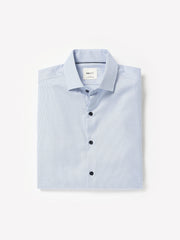 RW&CO Light Blue Slim Fit Dobby Dress Shirt