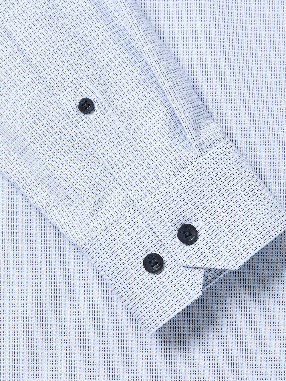 RW&CO Light Blue Slim Fit Dobby Dress Shirt