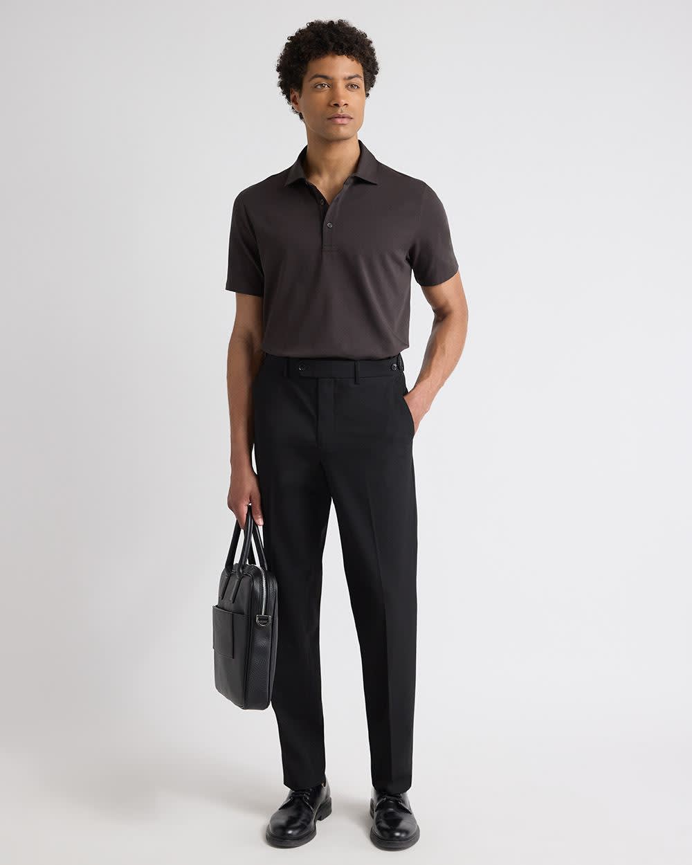 RW&CO Black Tailored Fit Essential Pant