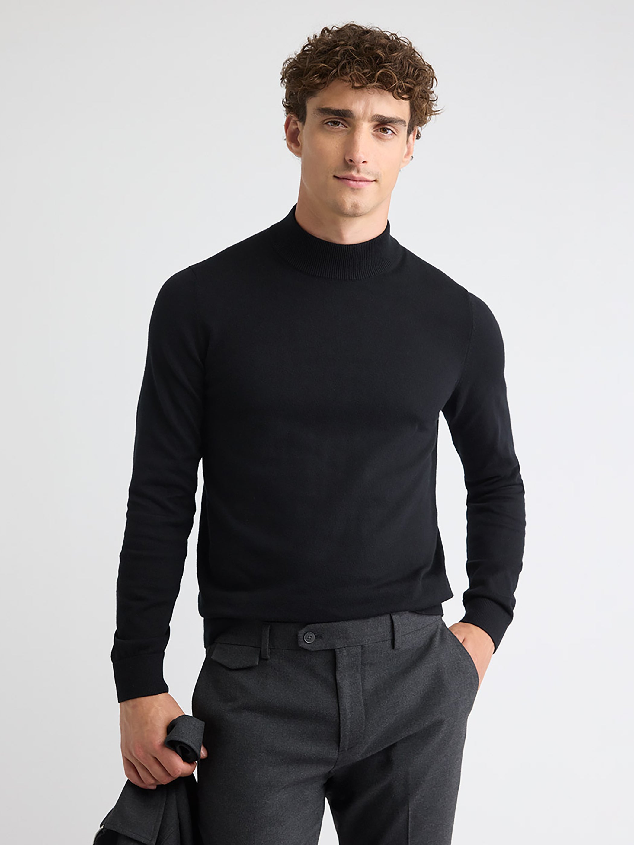 RW&CO Long-Sleeve Mock-Neck Sweater