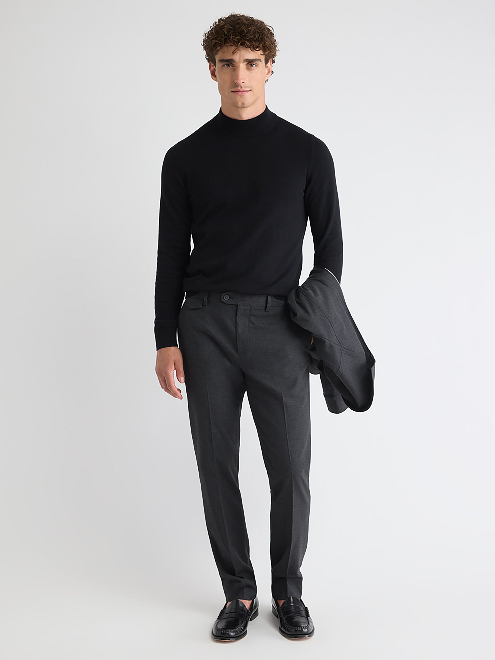 RW&CO Long-Sleeve Mock-Neck Sweater