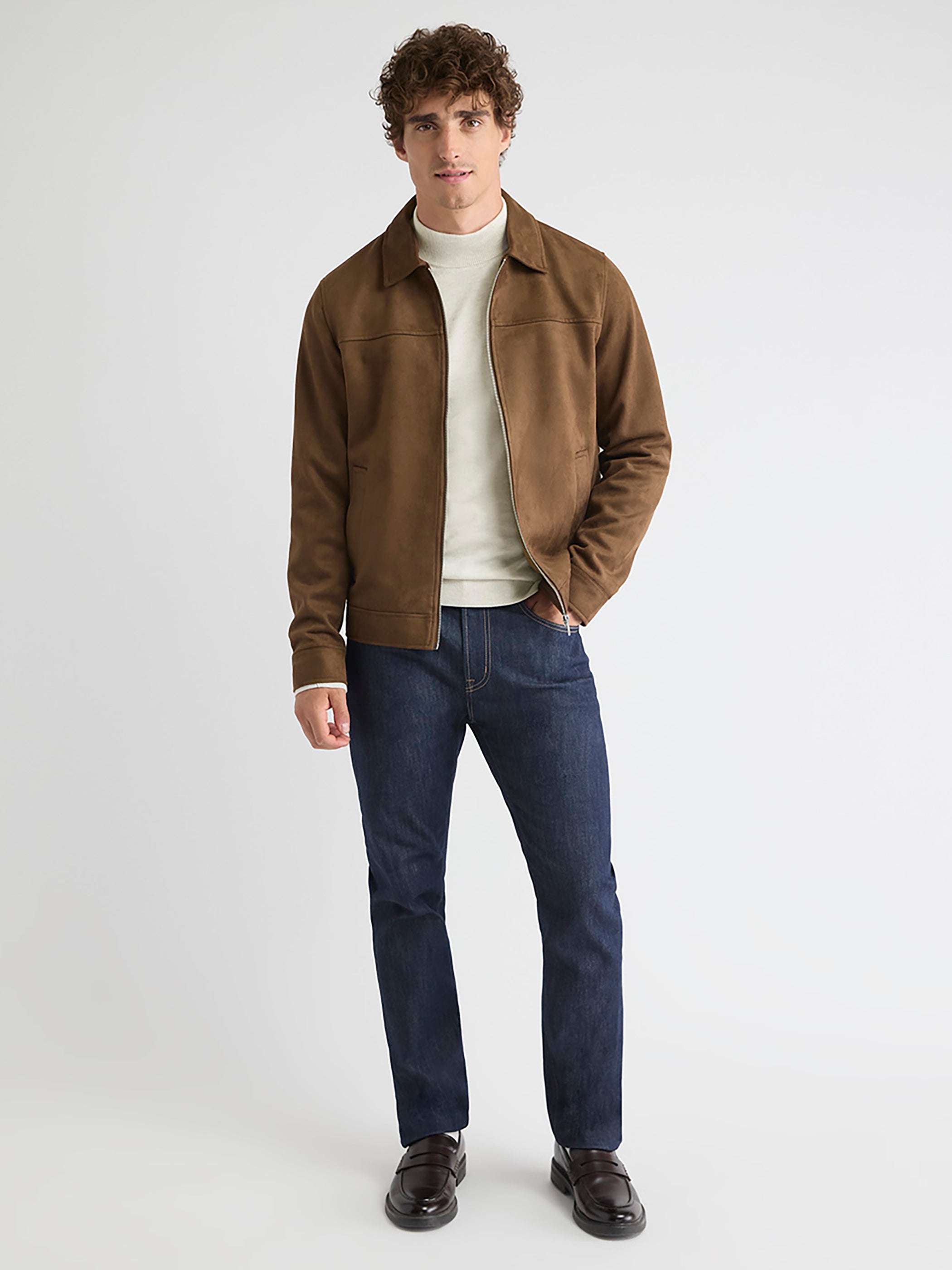 RW&CO Long-Sleeve Mock-Neck Sweater