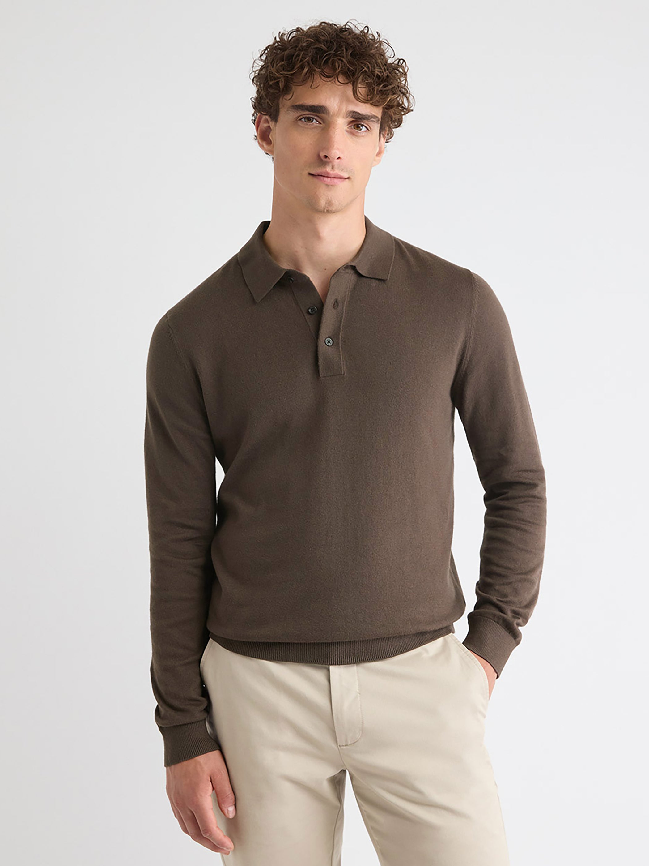 RW&CO Long-Sleeve Polo Sweater