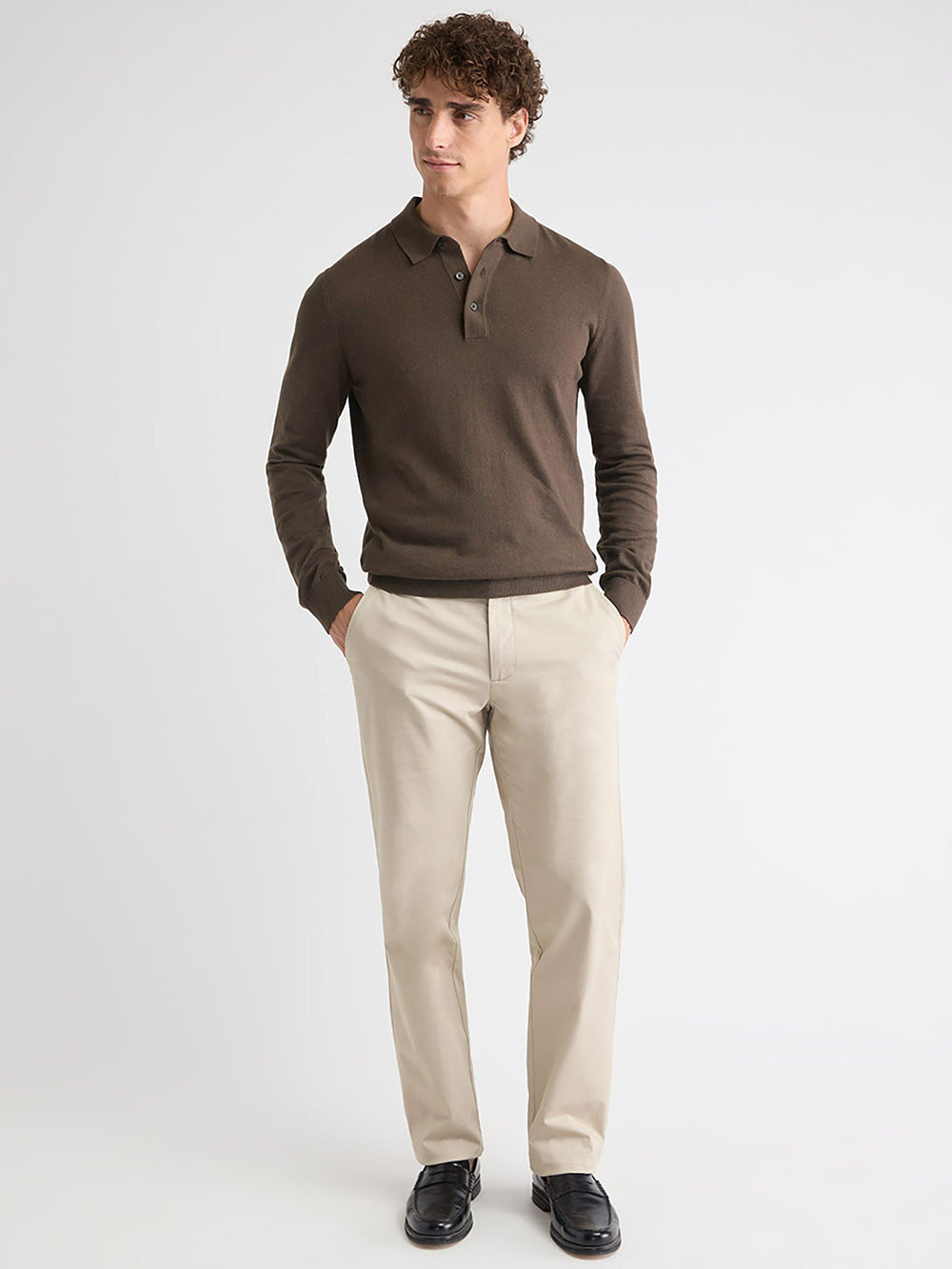 RW&CO Long-Sleeve Polo Sweater