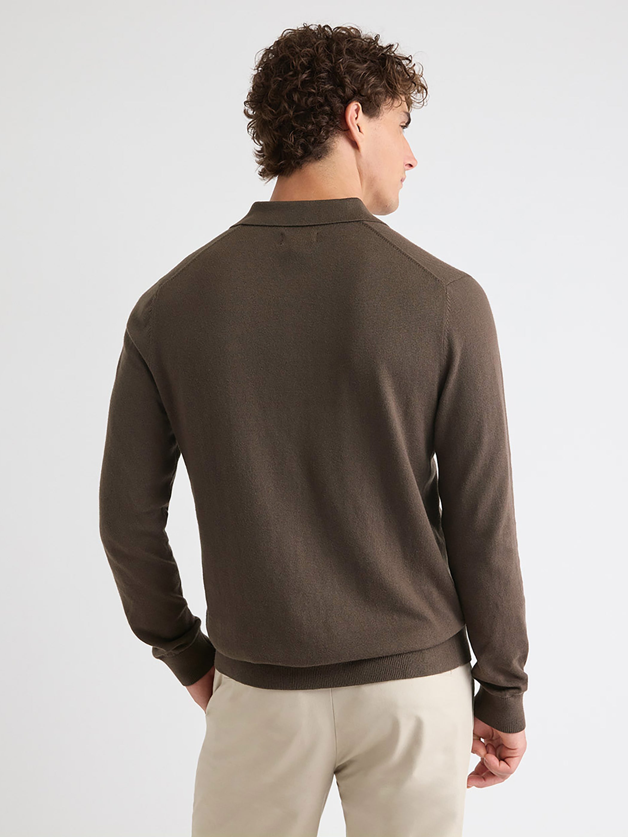 RW&CO Long-Sleeve Polo Sweater