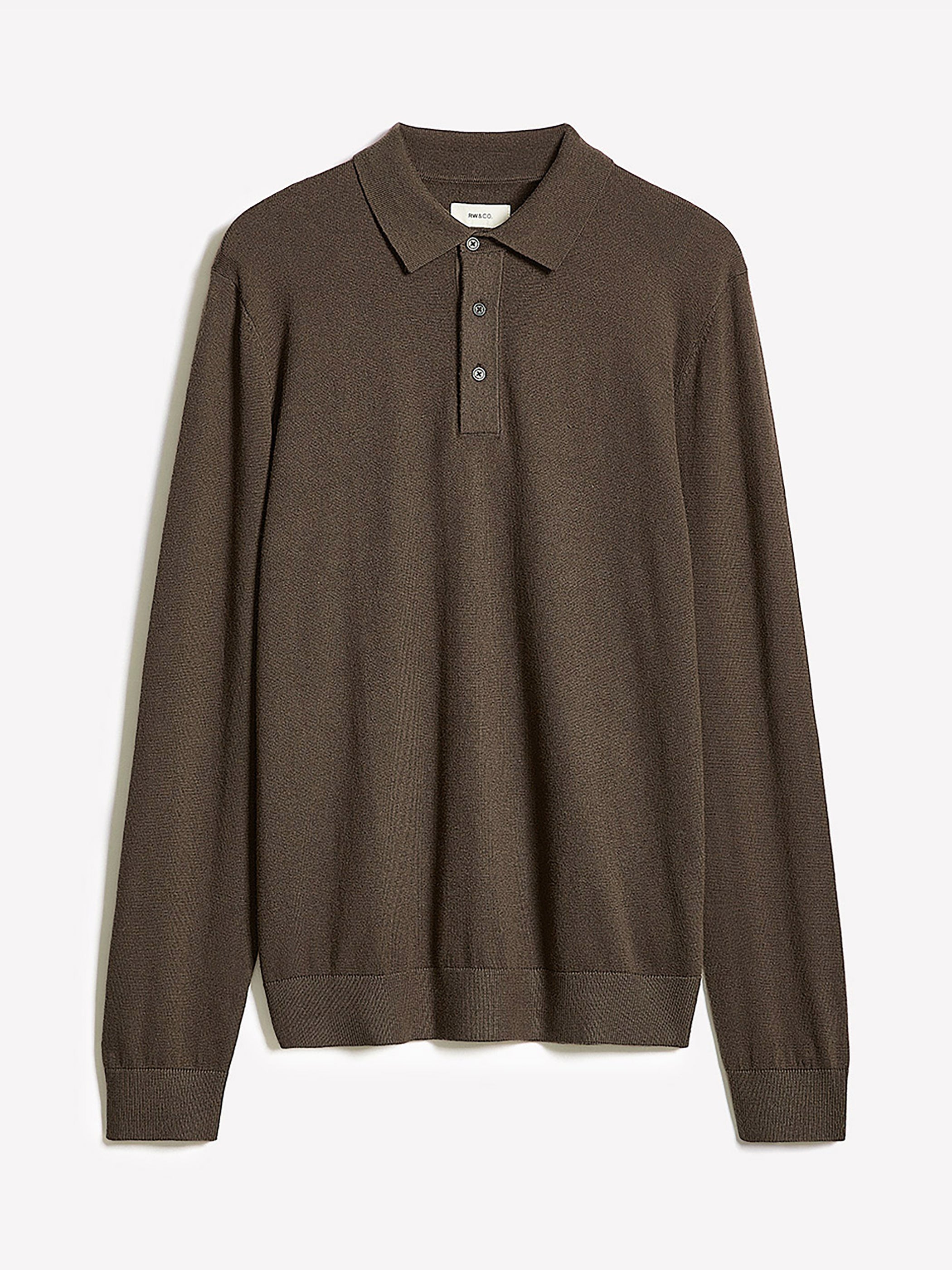 RW&CO Long-Sleeve Polo Sweater