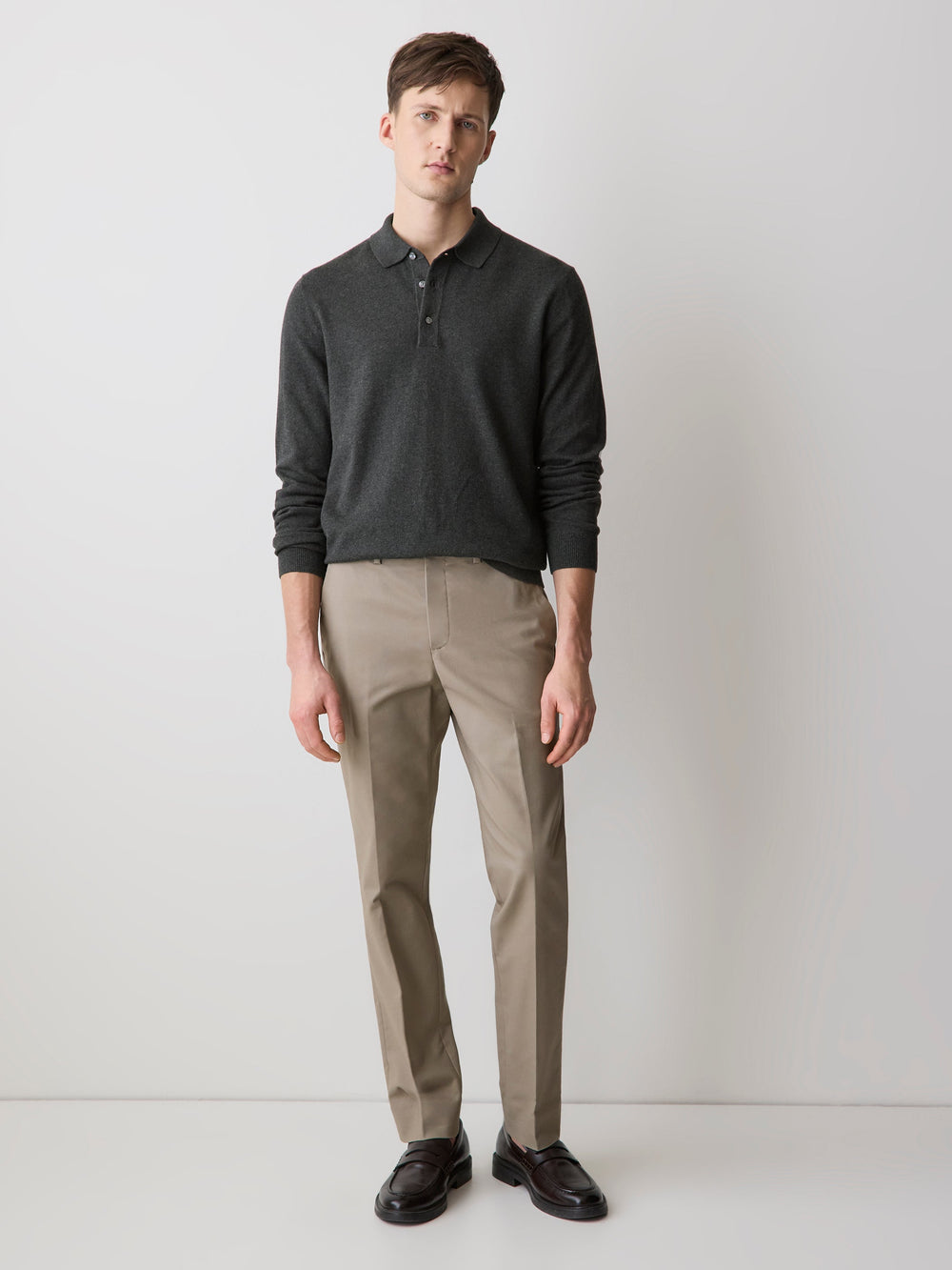 RW&CO Long-Sleeve Polo Sweater