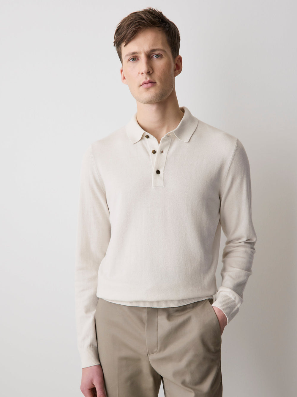 RW&CO Long-Sleeve Polo Sweater