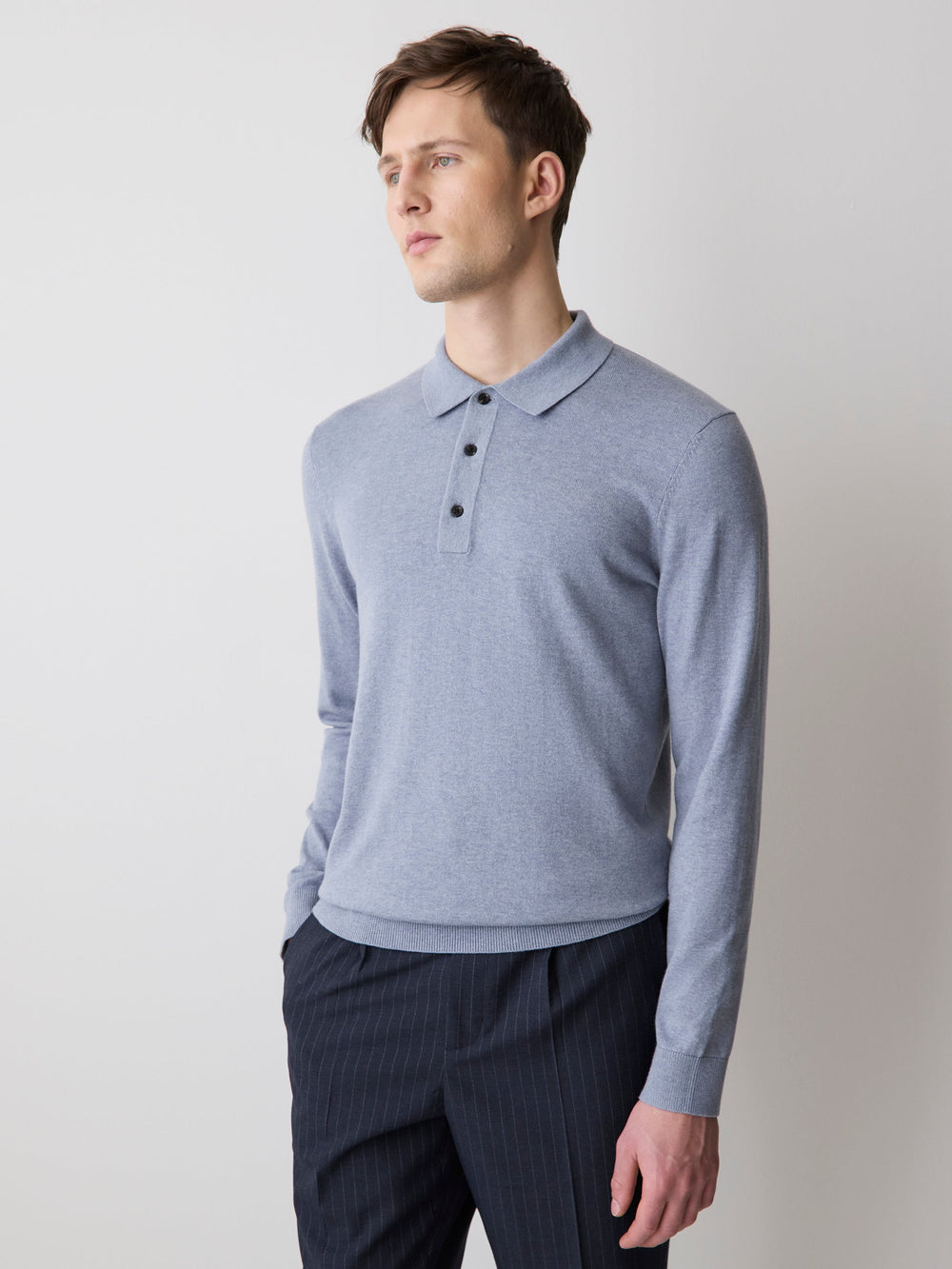RW&CO Long-Sleeve Polo Sweater