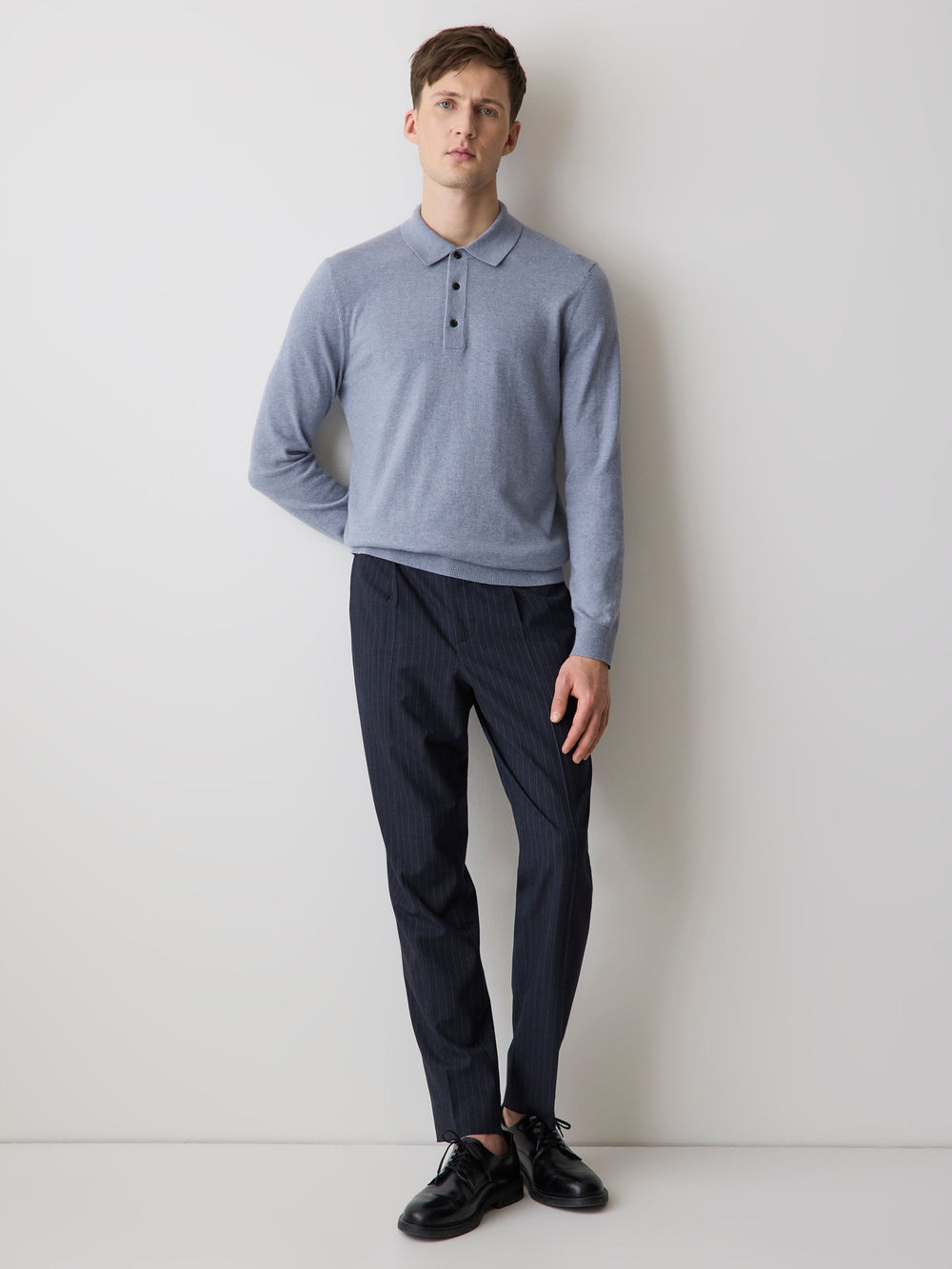 RW&CO Long-Sleeve Polo Sweater