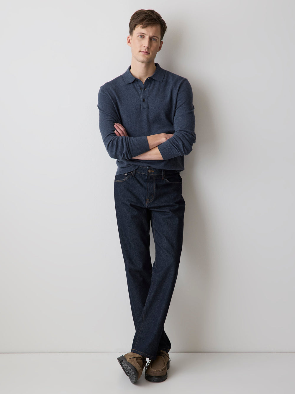 RW&CO Long-Sleeve Polo Sweater