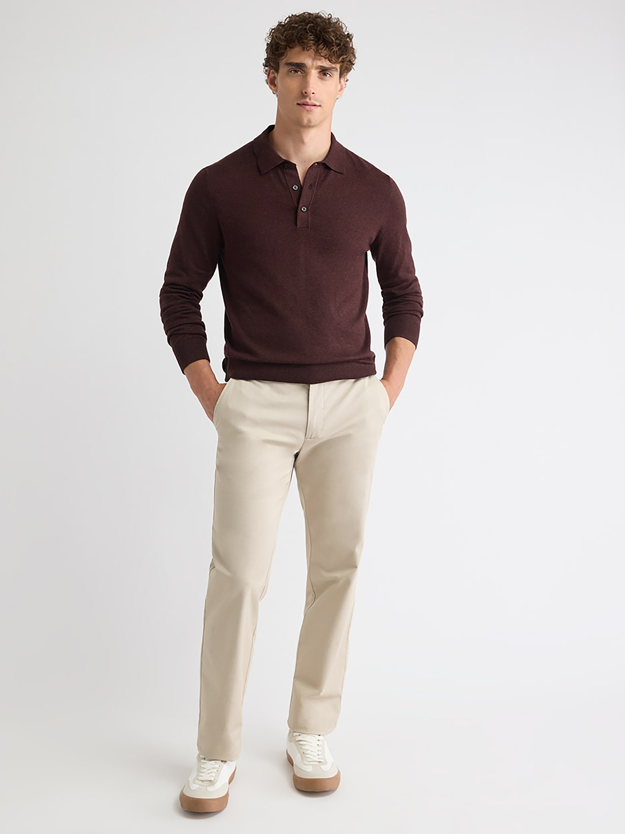 RW&CO Long-Sleeve Polo Sweater