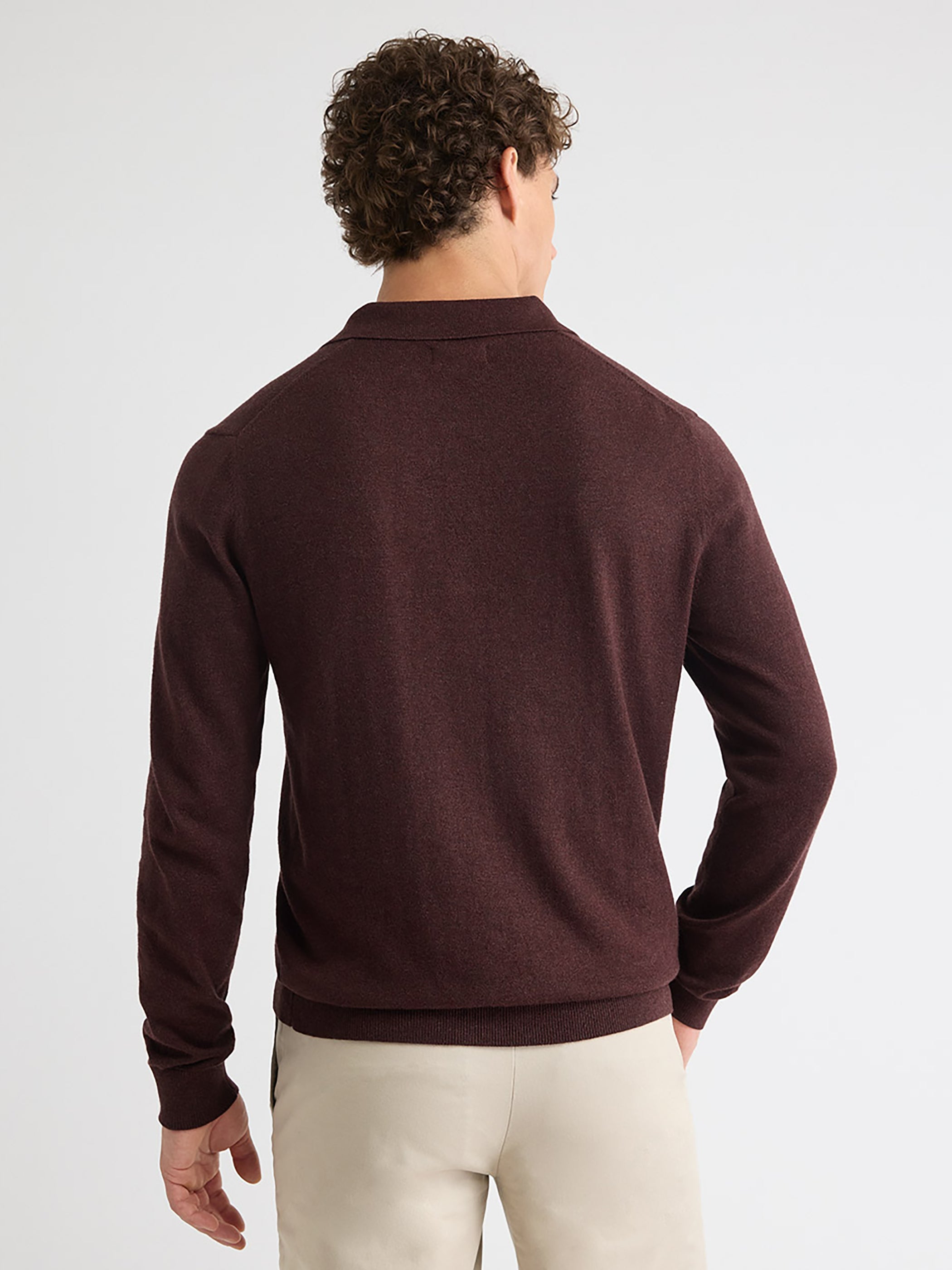 RW&CO Long-Sleeve Polo Sweater