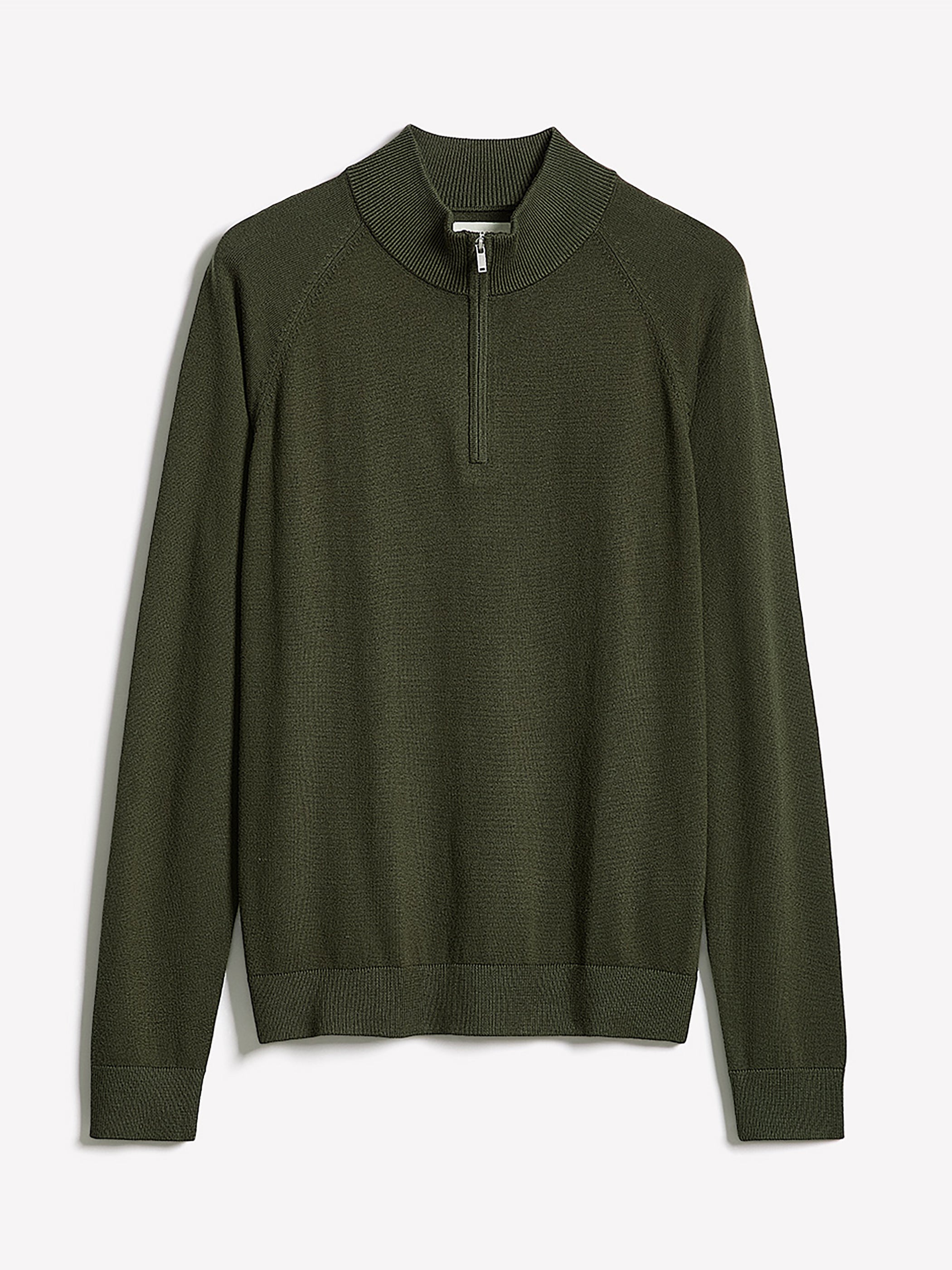 RW&CO Long-Sleeve Quarter-Zip Mock-Neck Sweater