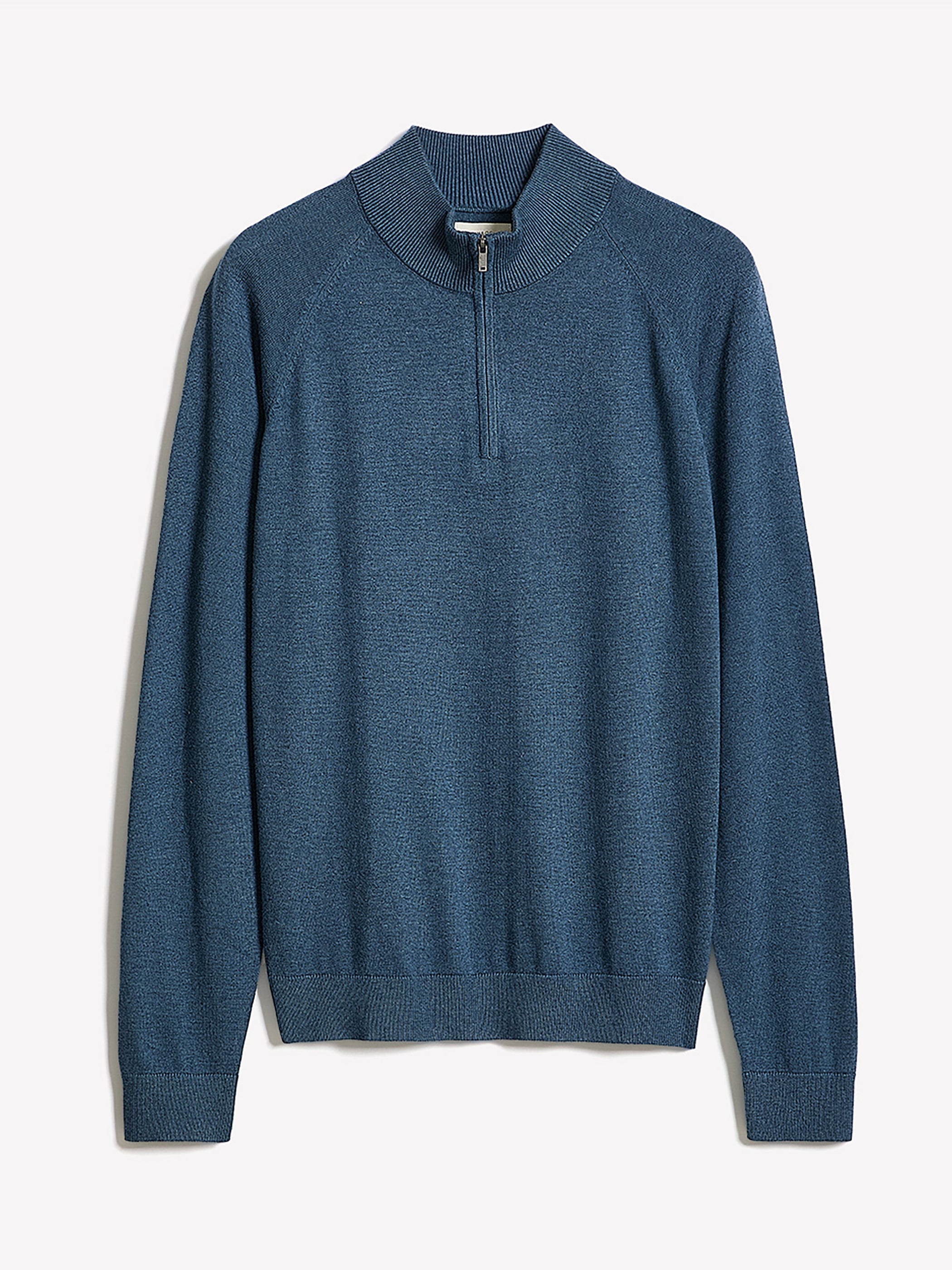 RW&CO Long-Sleeve Quarter-Zip Mock-Neck Sweater