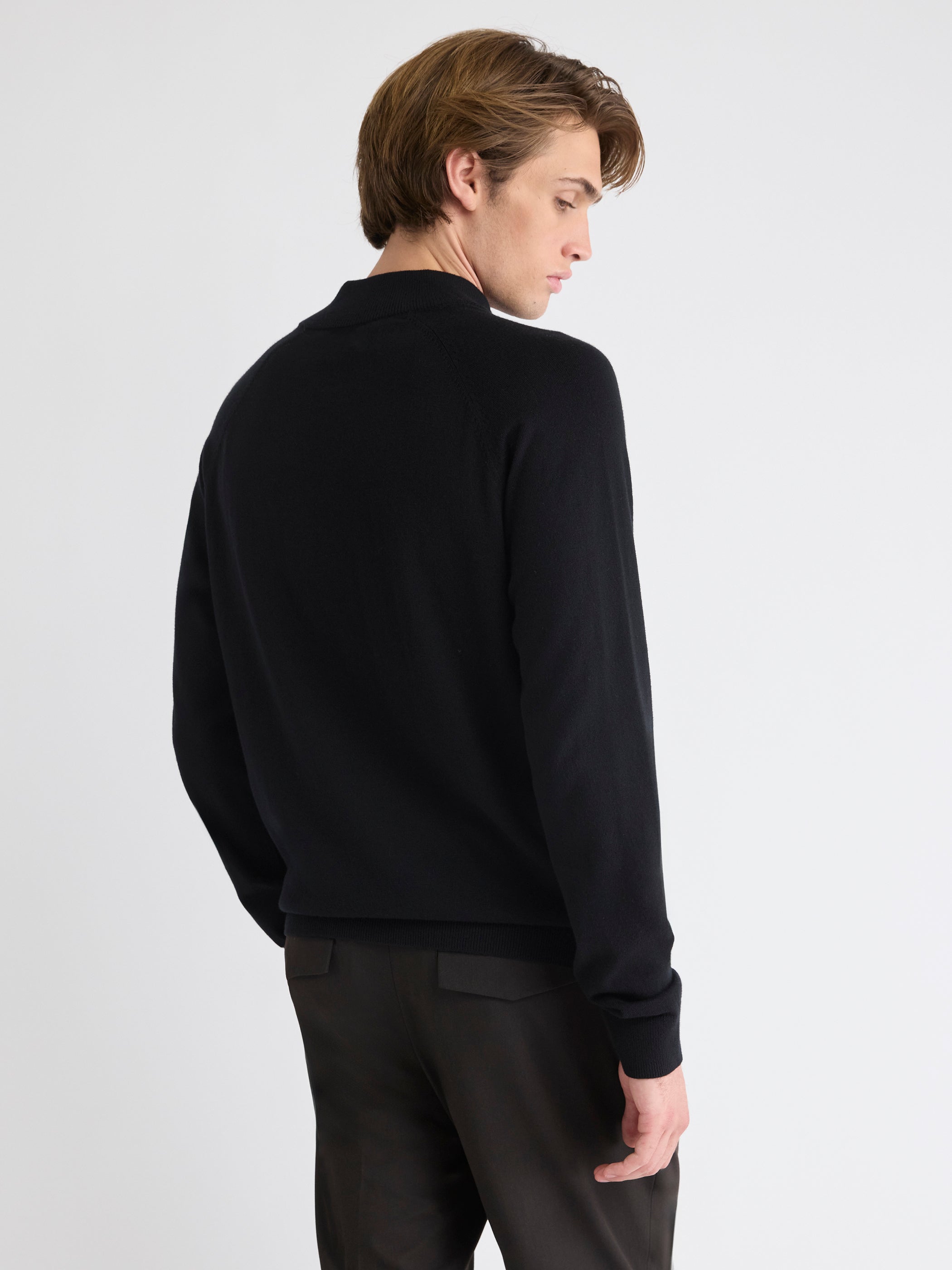RW&CO Long-Sleeve Quarter-Zip Mock-Neck Sweater