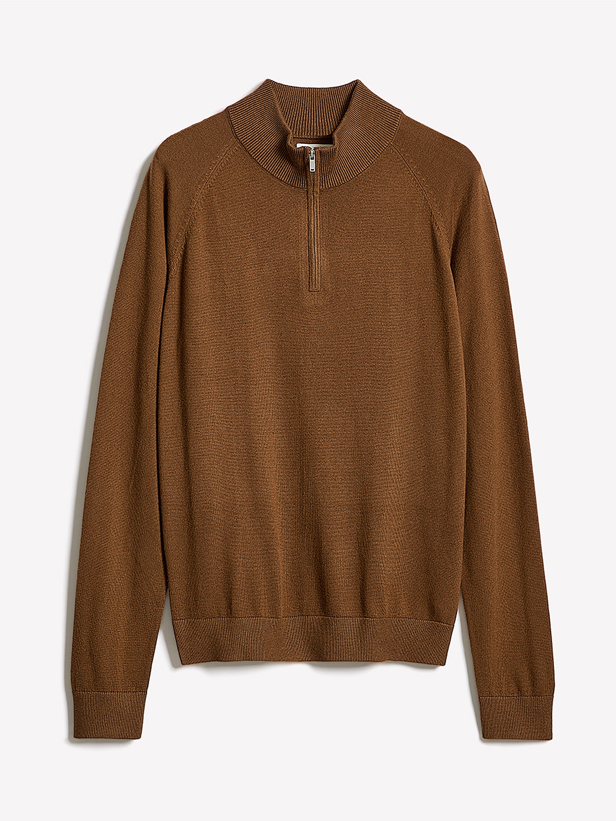 RW&CO Long-Sleeve Quarter-Zip Mock-Neck Sweater