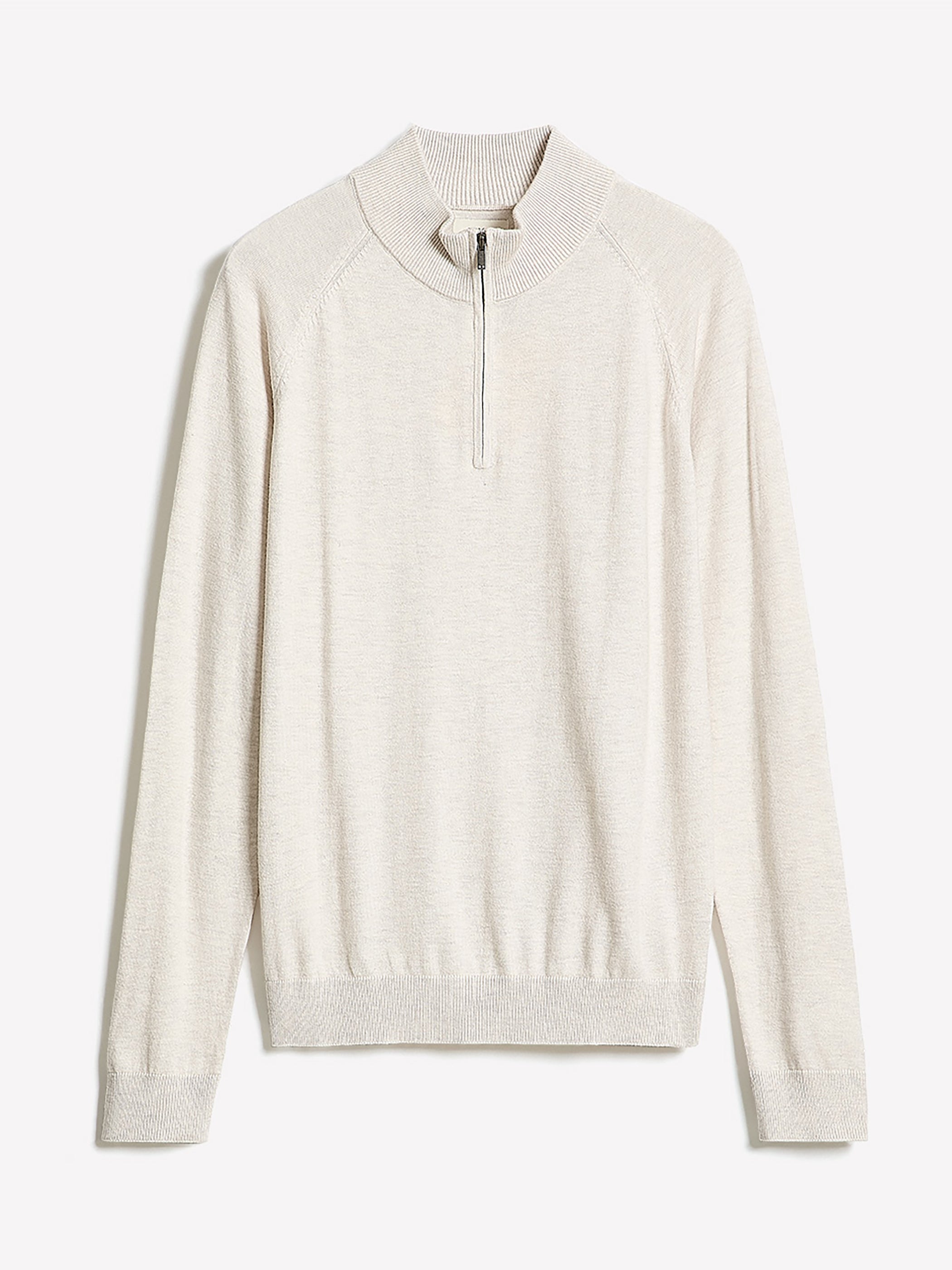 RW&CO Long-Sleeve Quarter-Zip Mock-Neck Sweater