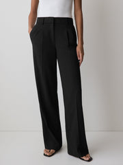 RW&CO Black High-Rise Wide-Leg Pant