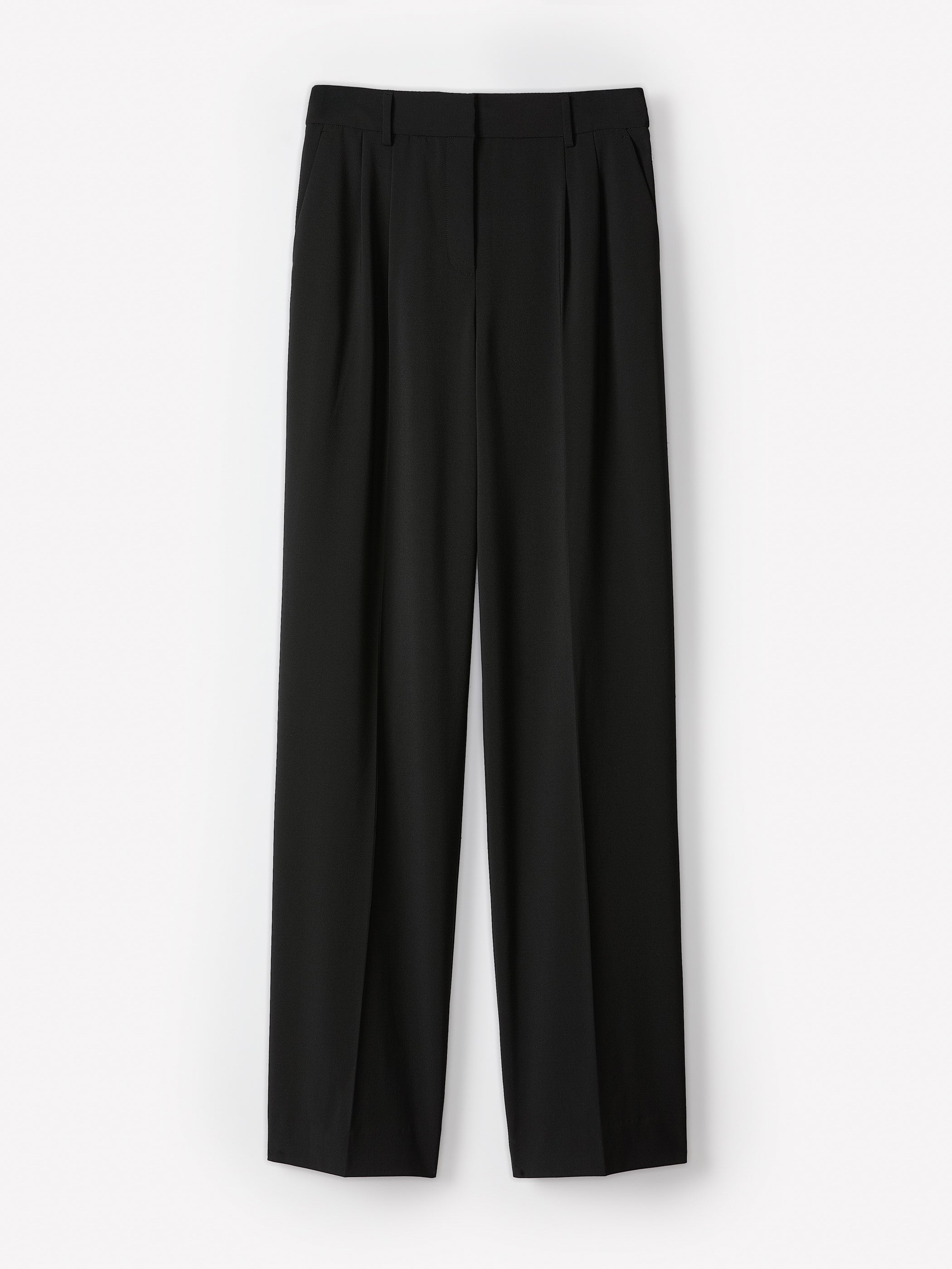 RW&CO Black High-Rise Wide-Leg Pant