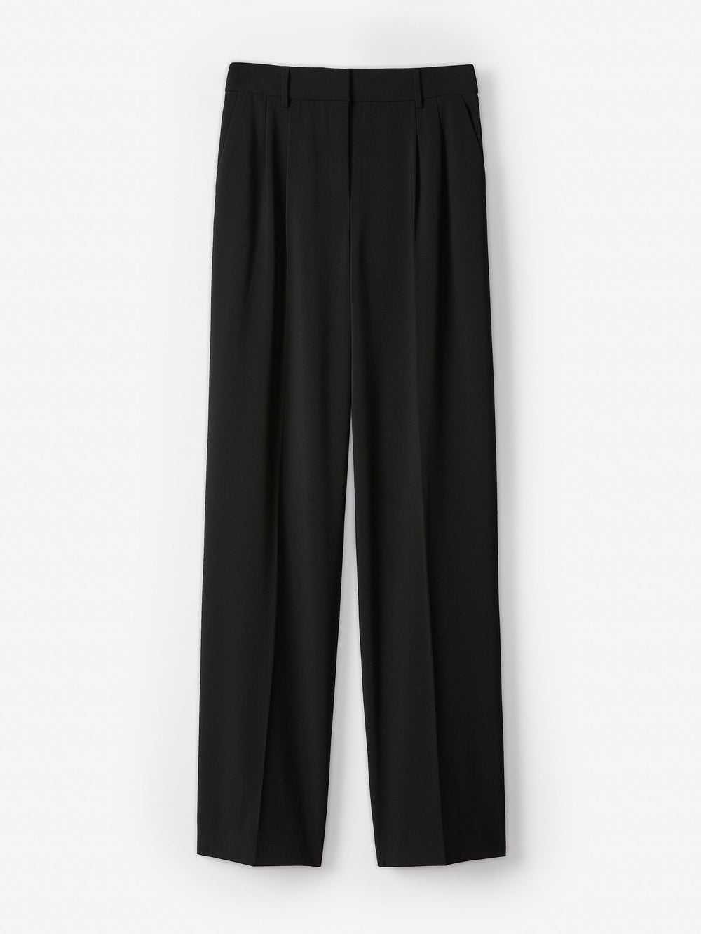 RW&CO Black High-Rise Wide-Leg Pant