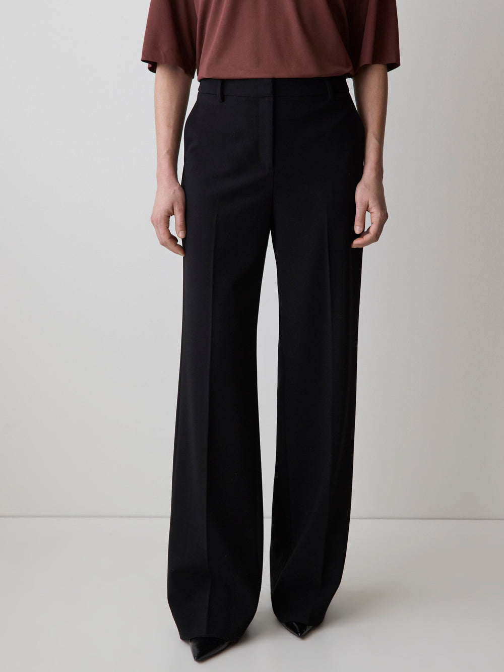 RW&CO Mid-Rise Wide-Leg Heavy Twill Pant