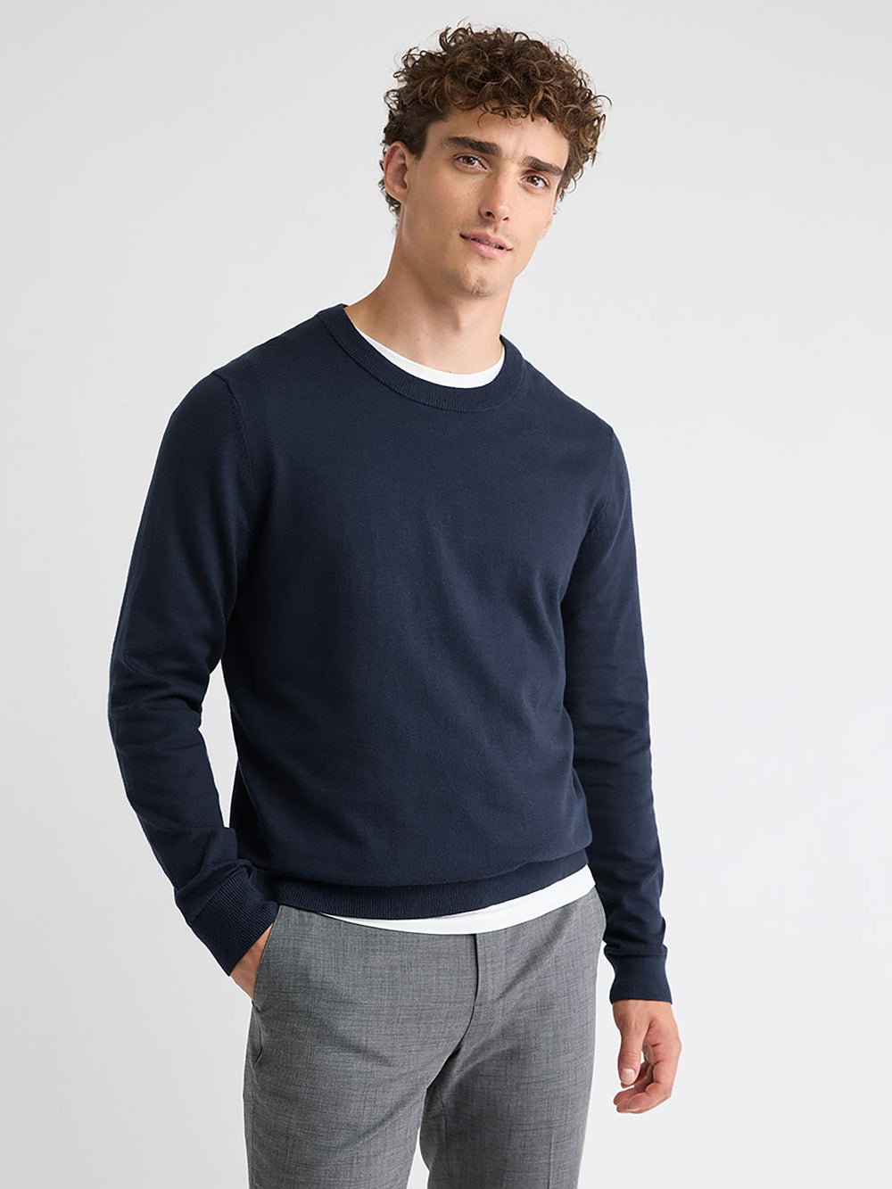 RW&CO Long-Sleeve Crew-Neck Sweater