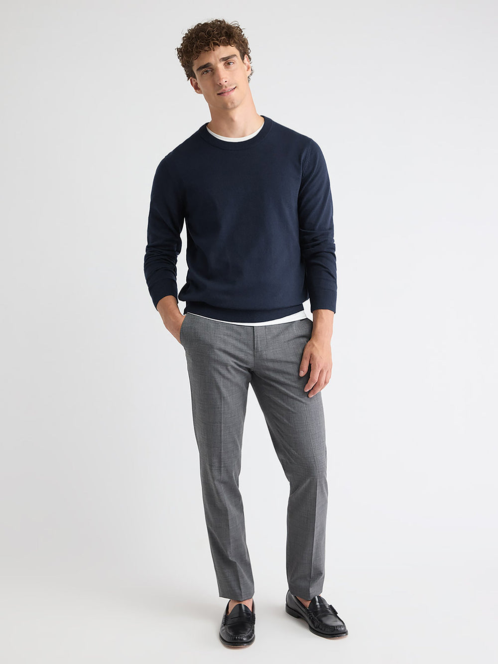 RW&CO Long-Sleeve Crew-Neck Sweater