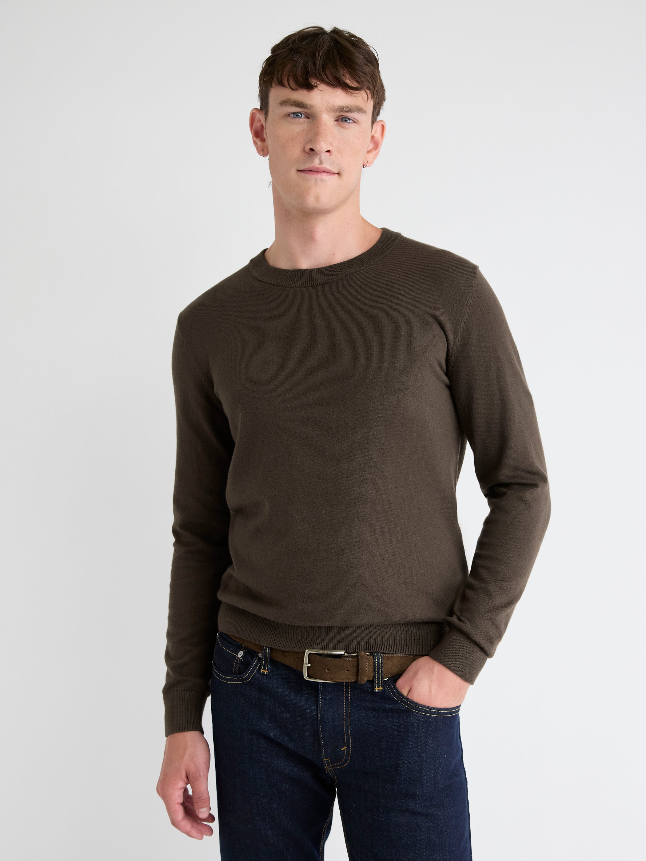 RW&CO Long-Sleeve Crew-Neck Sweater