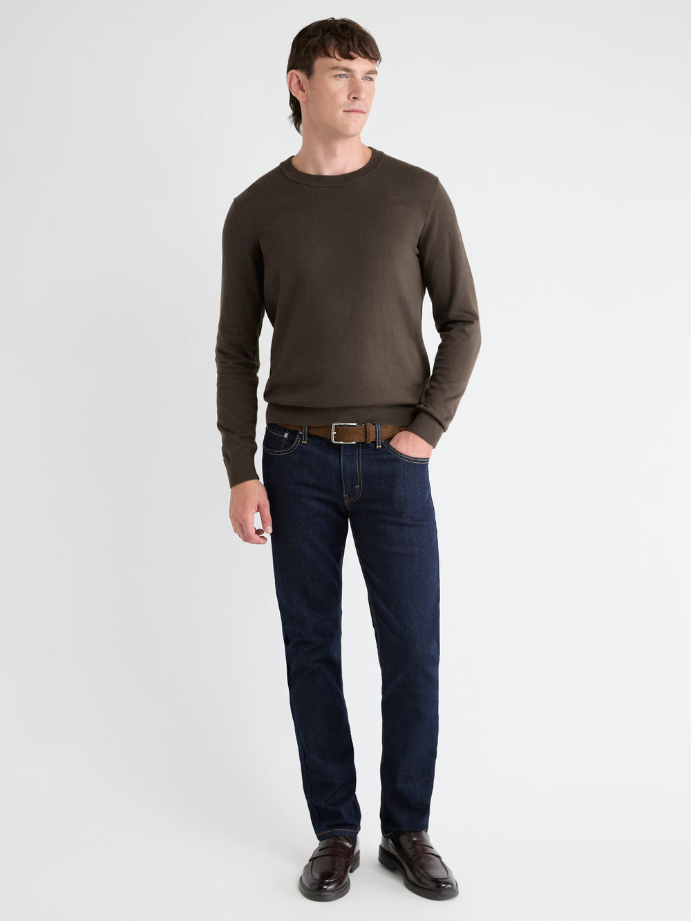 RW&CO Long-Sleeve Crew-Neck Sweater