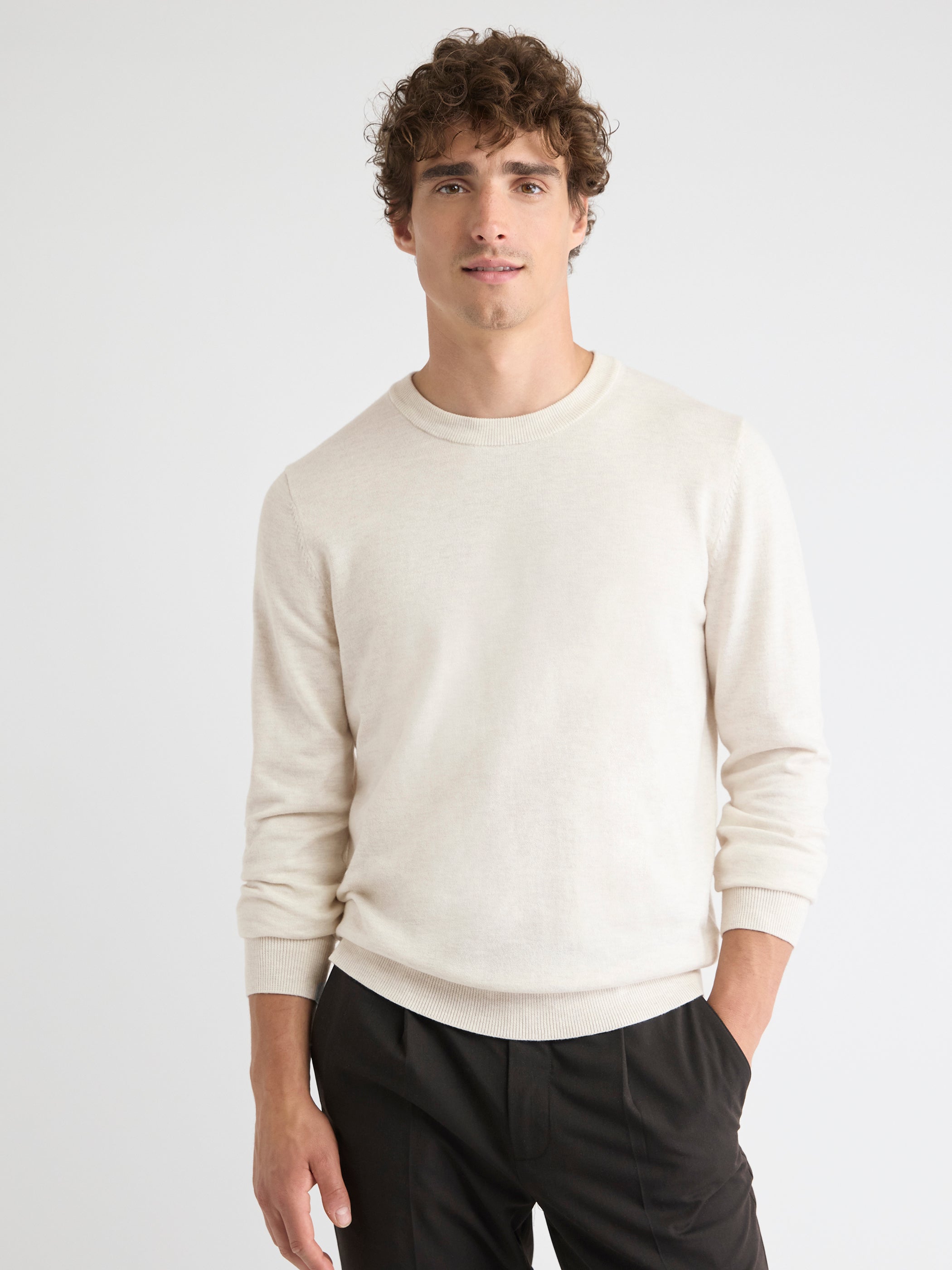 RW&CO Long-Sleeve Crew-Neck Sweater