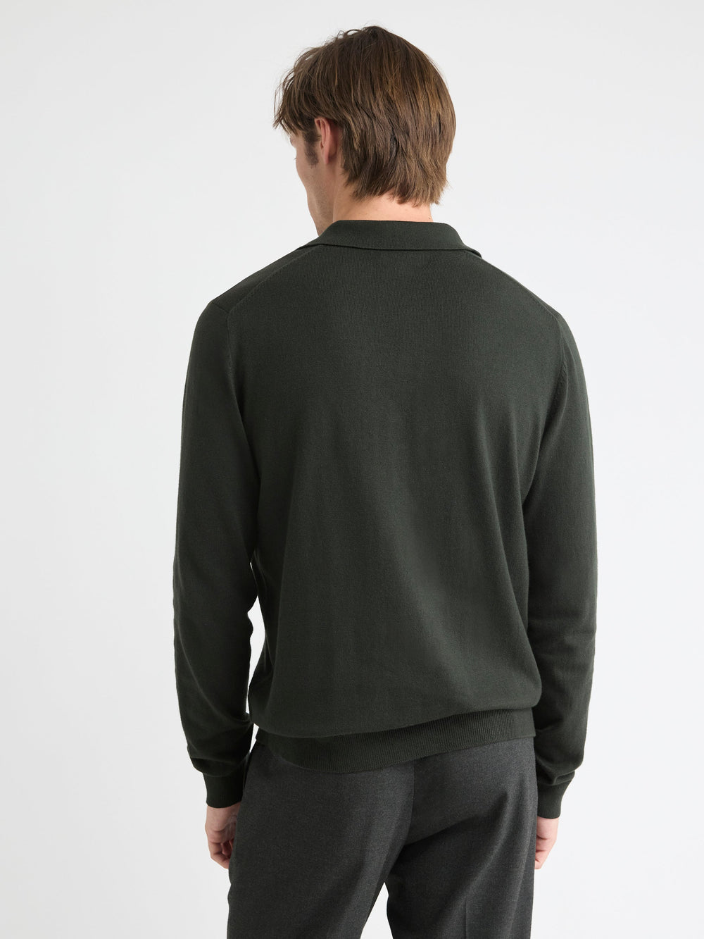 RW&CO Long-Sleeve Sweater with Johnny Collar