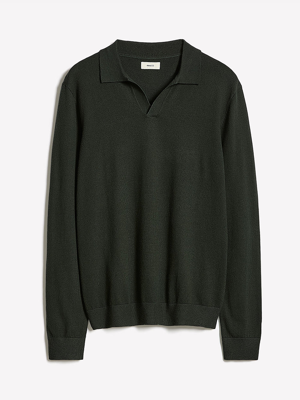 RW&CO Long-Sleeve Sweater with Johnny Collar