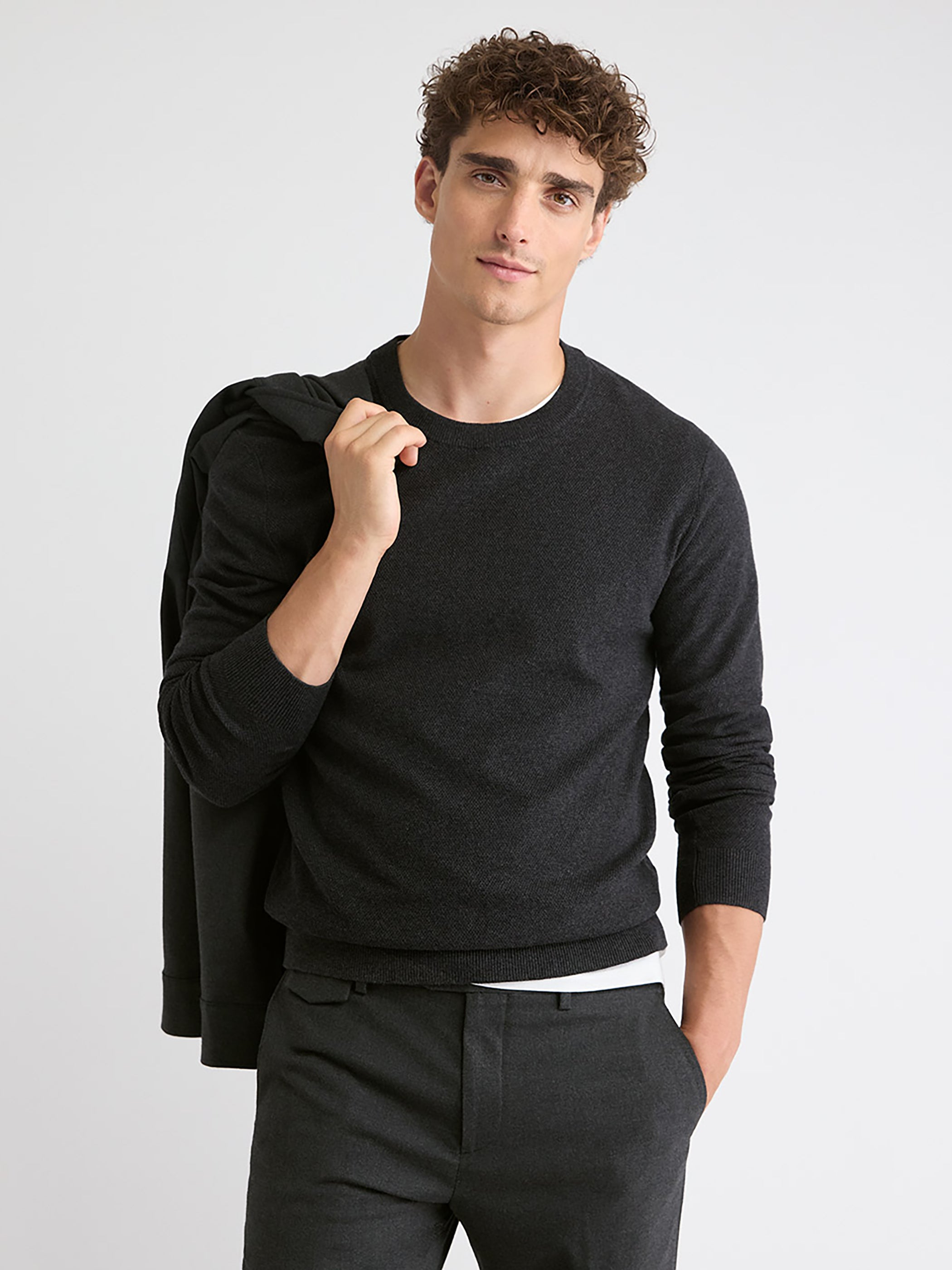 RW&CO Long-Sleeve Crew-Neck Sweater