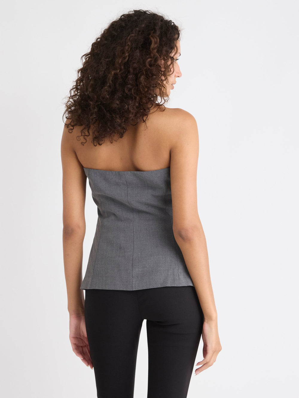 RW&CO Sleeveless Bustier Blouse