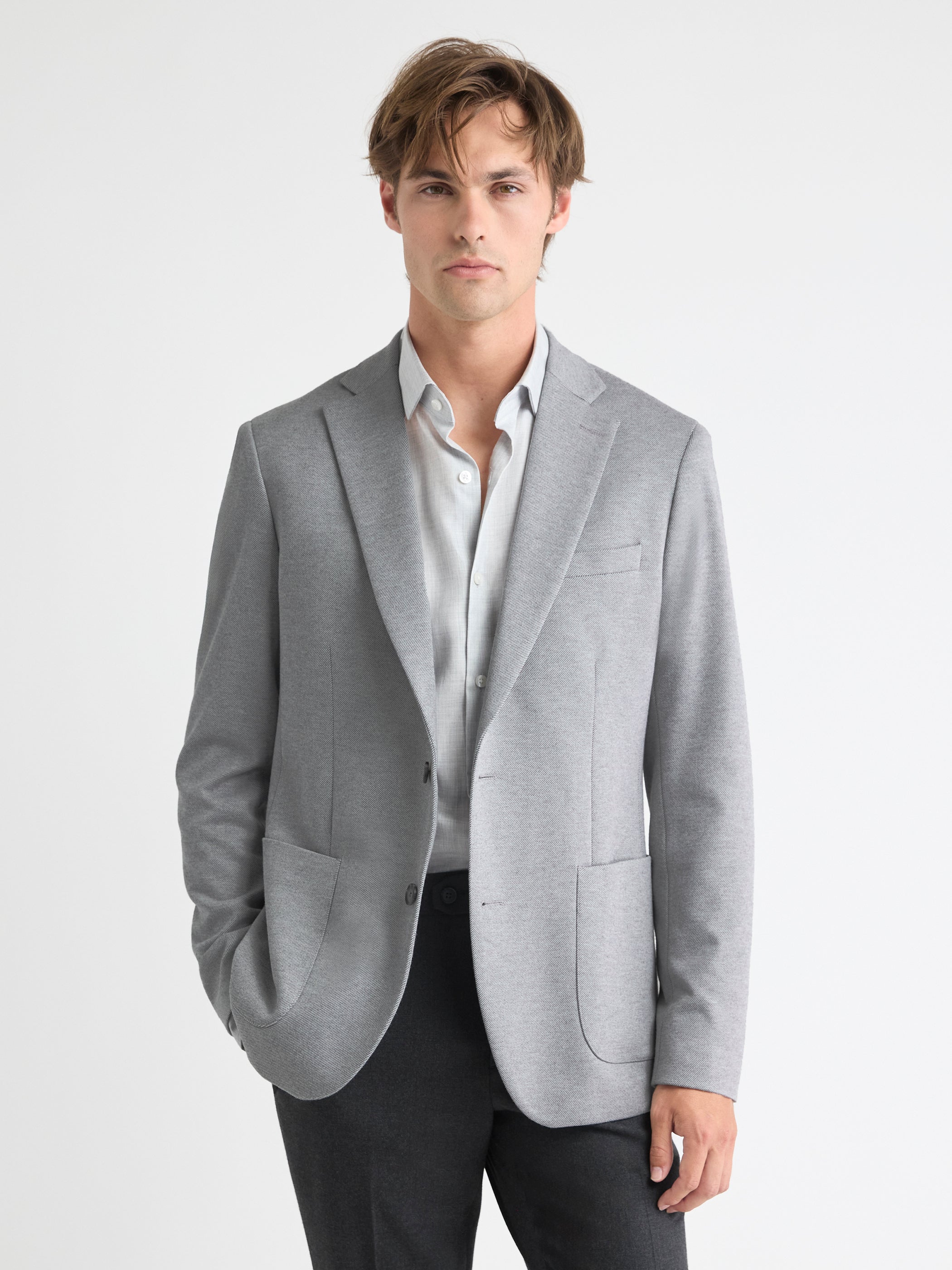 RW&CO Slim-Fit Knit Blazer