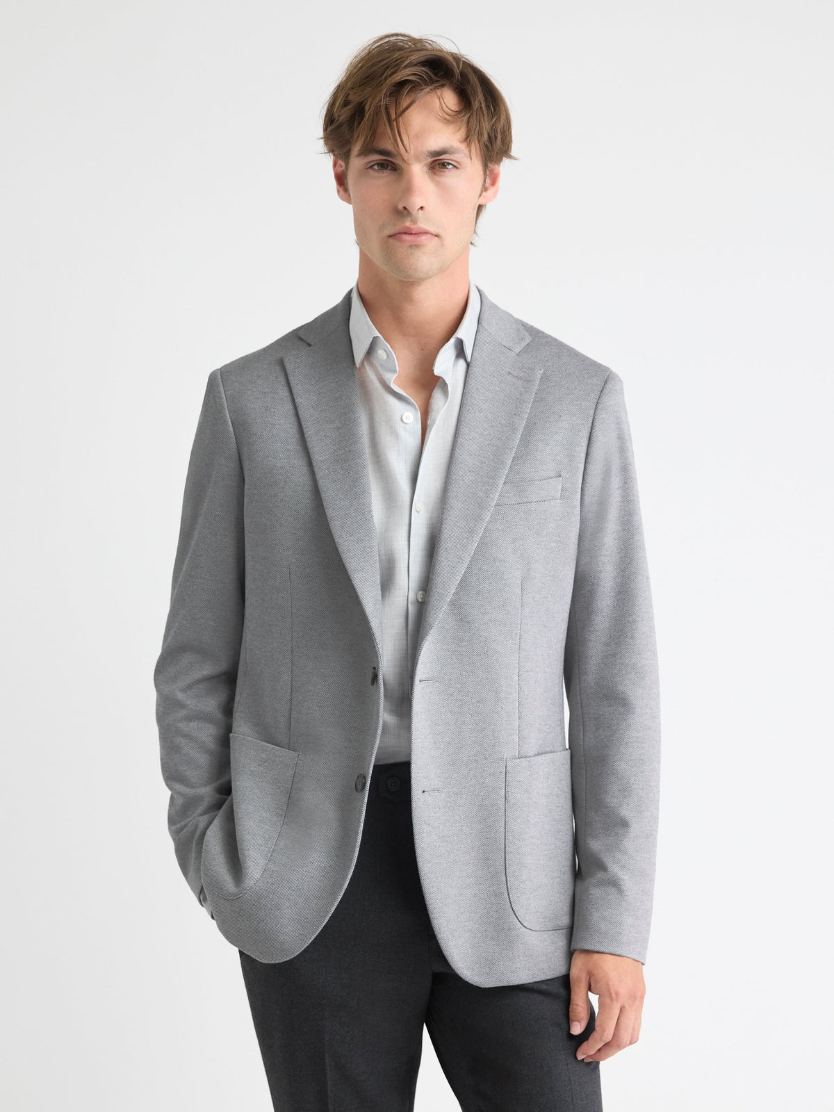 RW&CO Slim-Fit Knit Blazer
