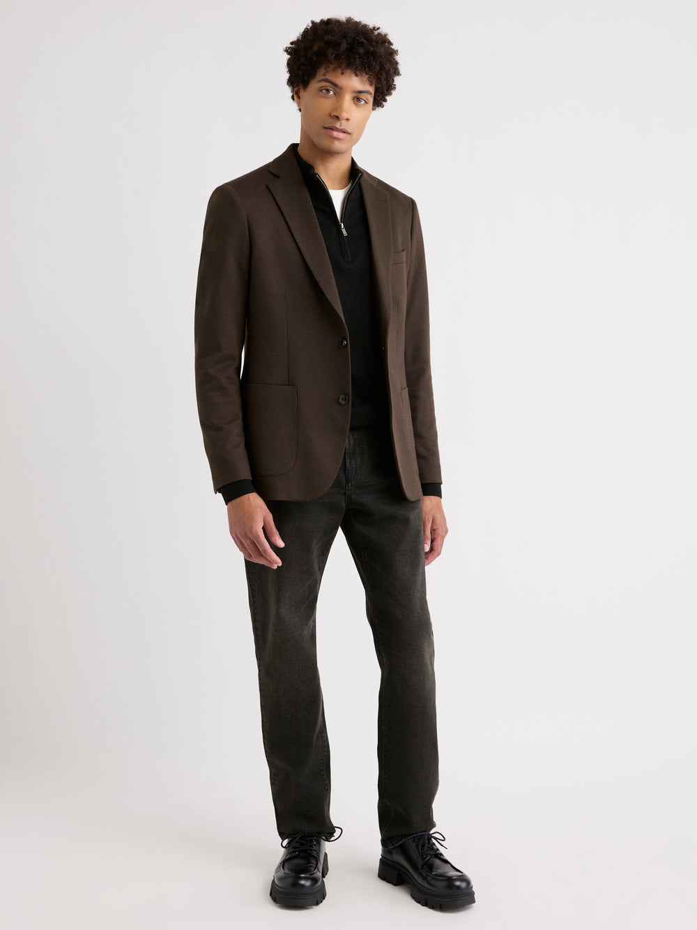RW&CO Slim-Fit Knit Blazer