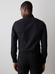 RW&CO Slim Fit Solid Supima (R) Cotton Twill Dress Shirt