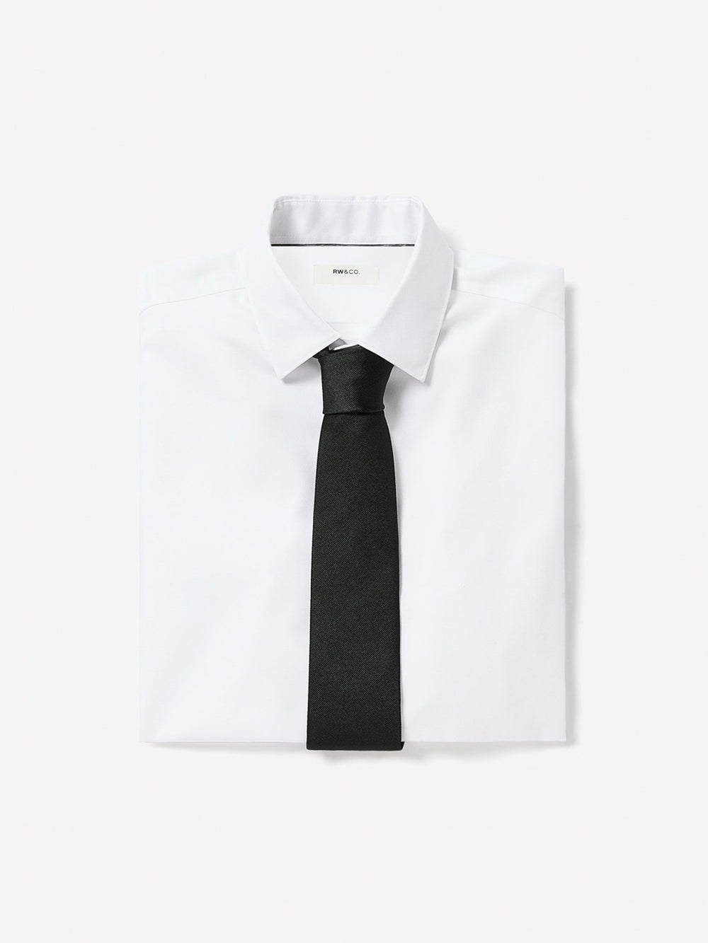 RW&CO Slim Fit Solid Supima (R) Cotton Twill Dress Shirt