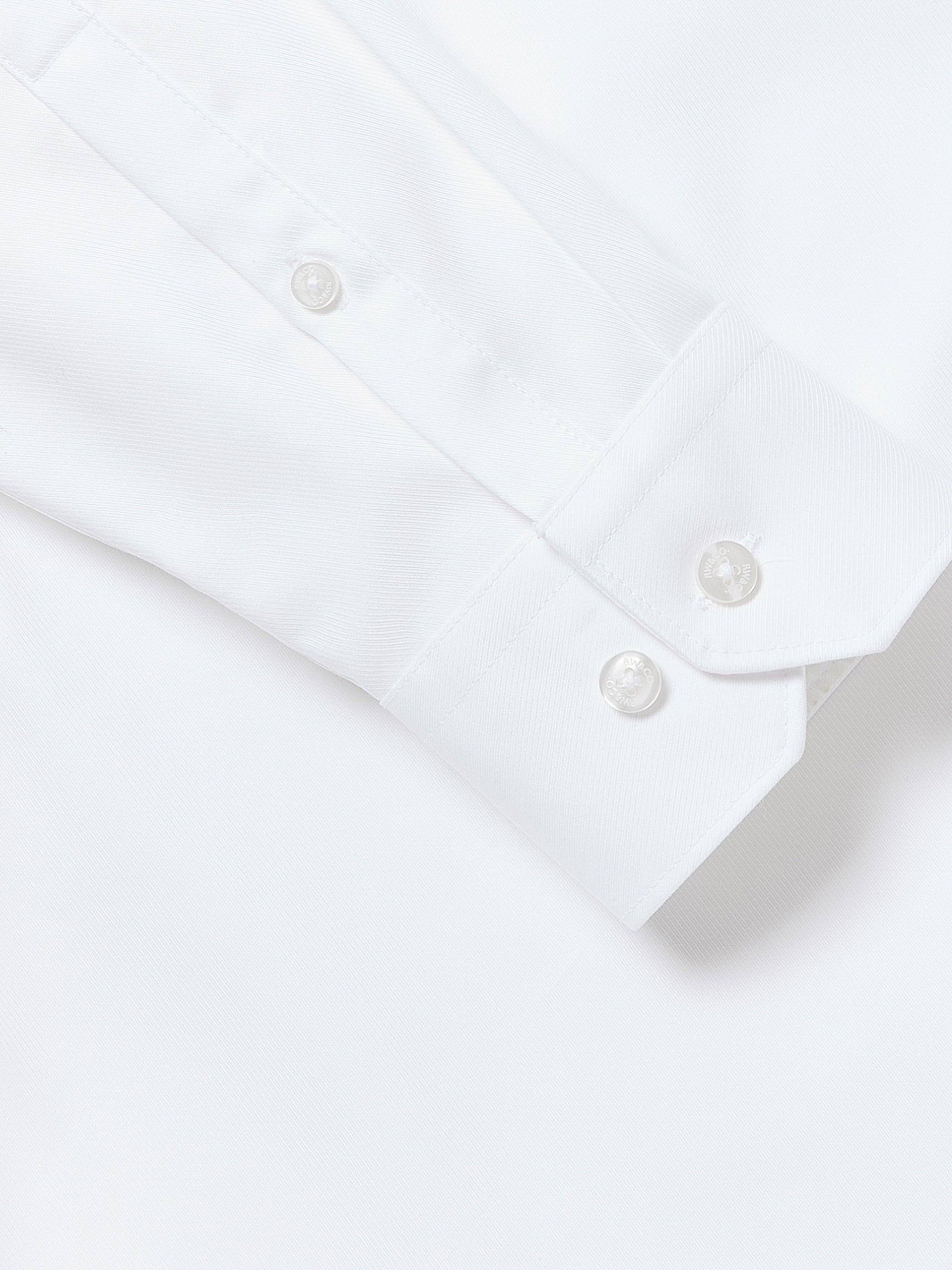 RW&CO Slim Fit Solid Supima (R) Cotton Twill Dress Shirt