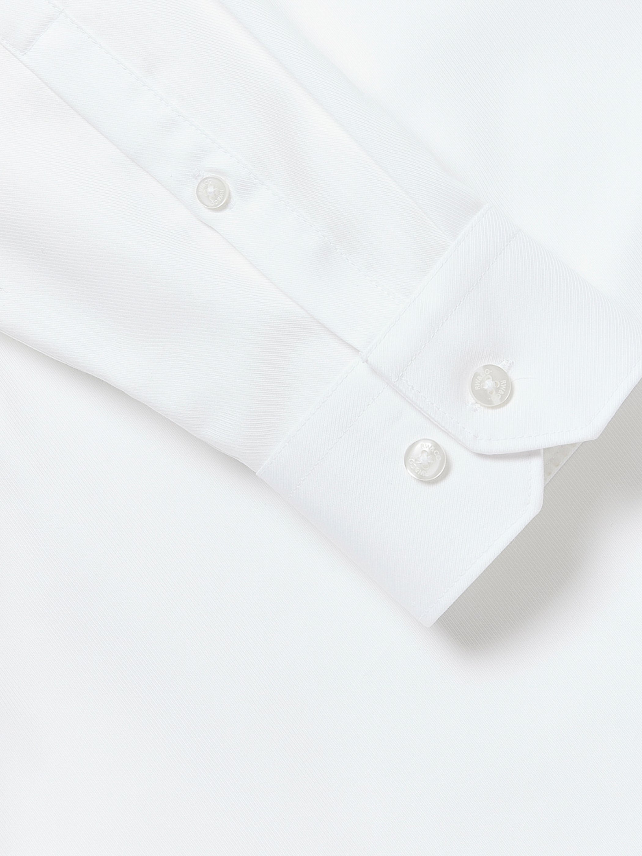 RW&CO Regular Fit Solid Supima (R) Twill Dress Shirt