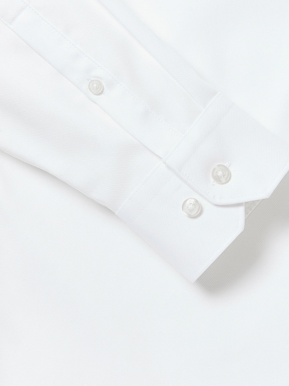 RW&CO Regular Fit Solid Supima (R) Twill Dress Shirt