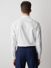 RW&CO Tailored Fit Solid Twill Dress Shirt