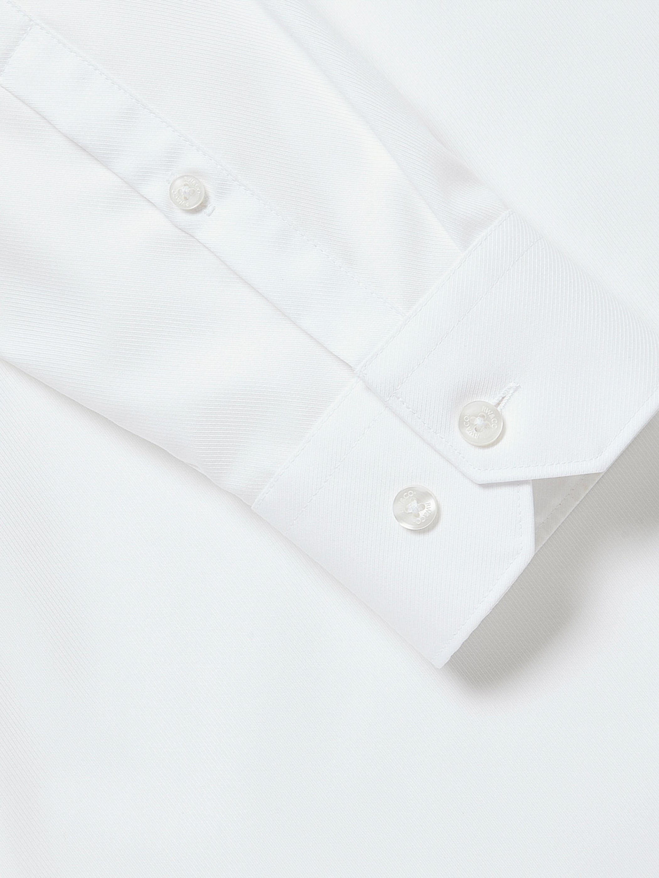 RW&CO Tailored Fit Solid Twill Dress Shirt