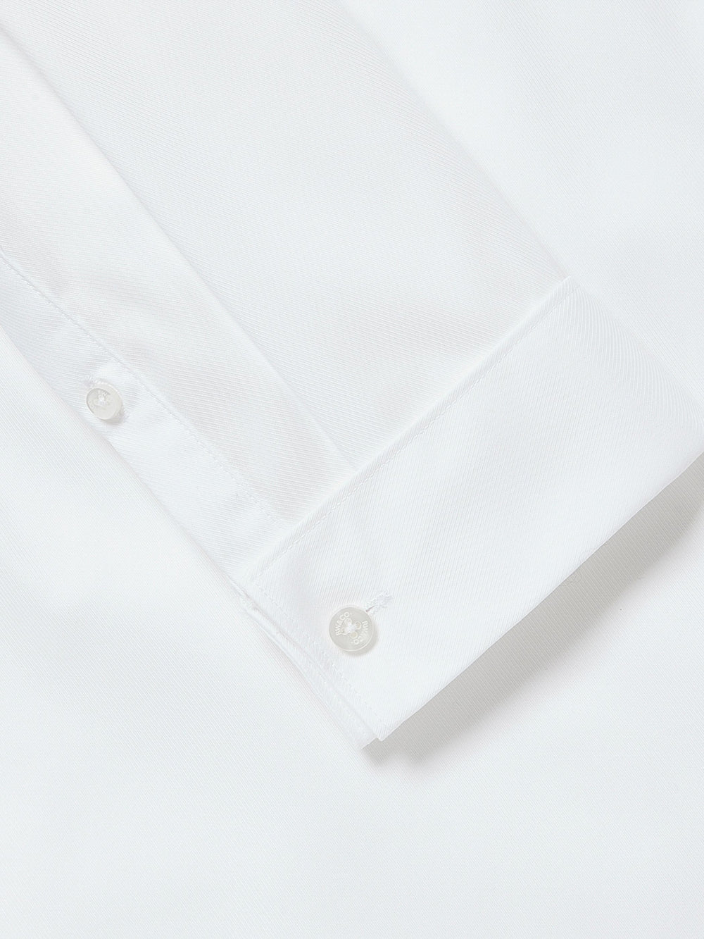 RW&CO Slim Fit White Supima (R) Twill Dress Shirt