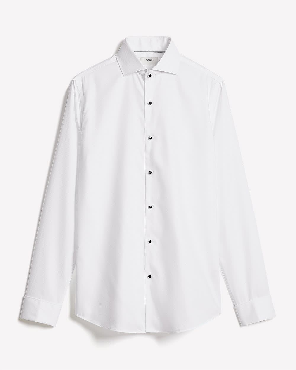 RW&CO Supima (R) Cotton Slim Fit Tuxedo Shirt with French Cuffs
